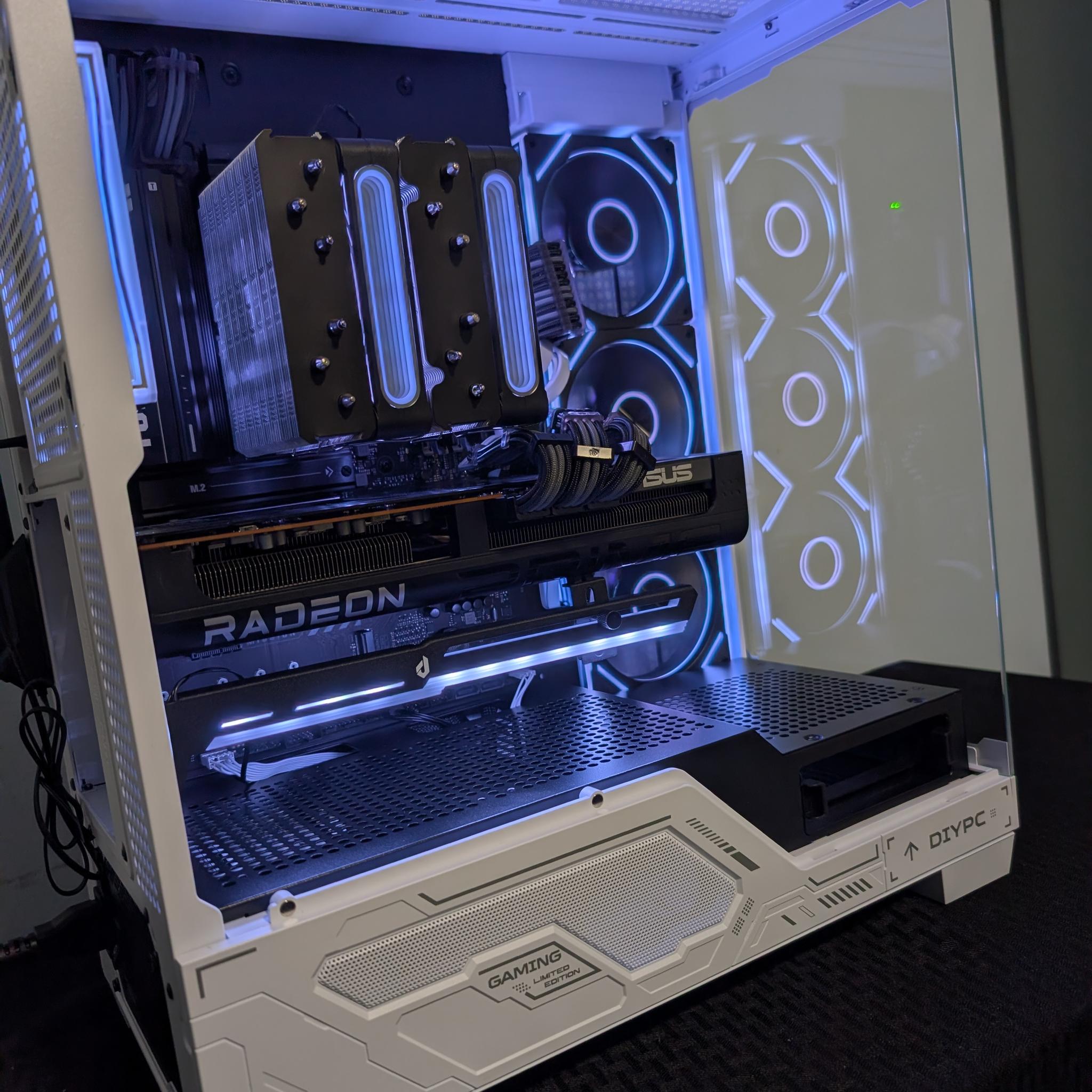 Ryzen 7 7800x3d-RX 9070 XT-32 GB DDR5 6000-1 TB NVME mostly new Gaming PC