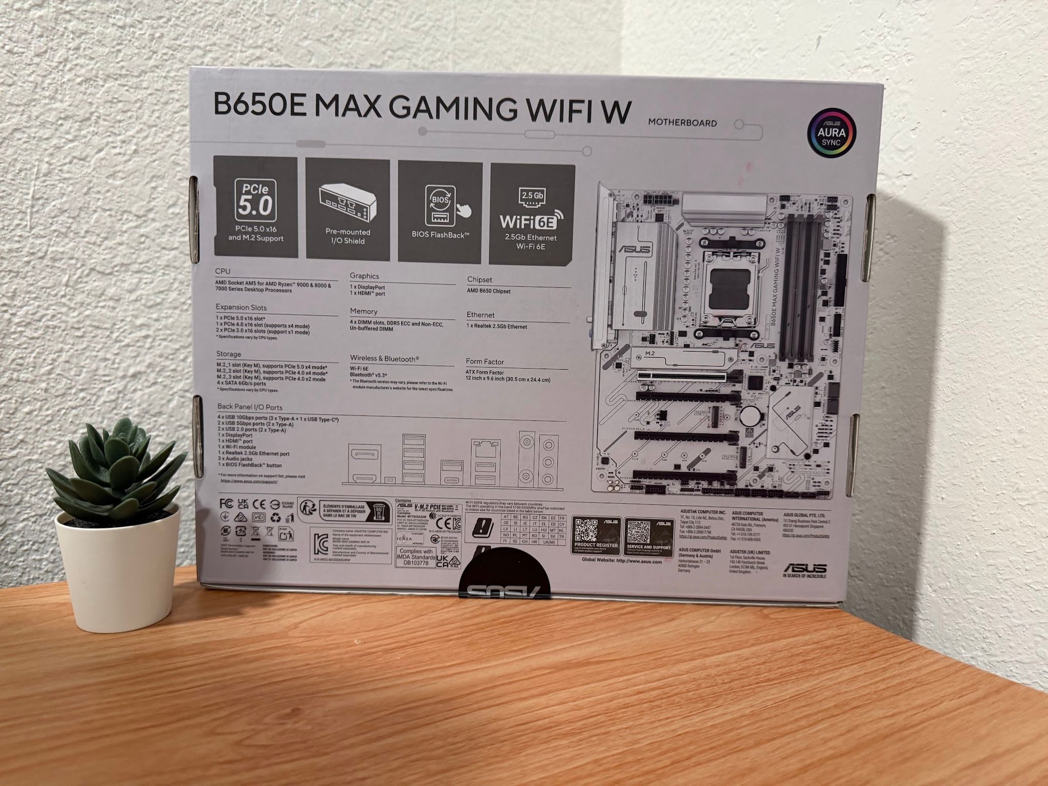 ASUS B650E MAX GAMING WIFI W
