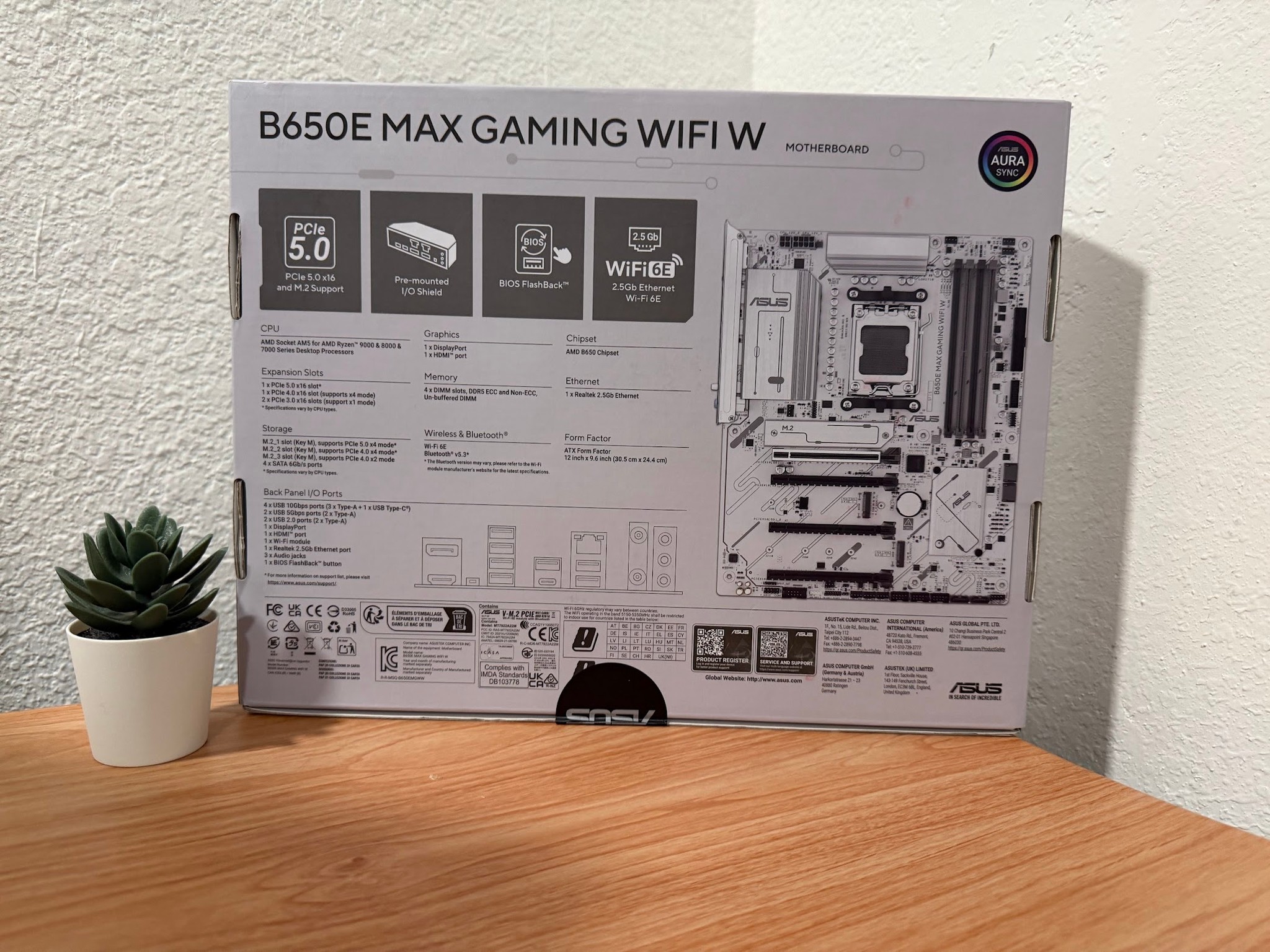 ASUS B650E MAX GAMING WIFI W