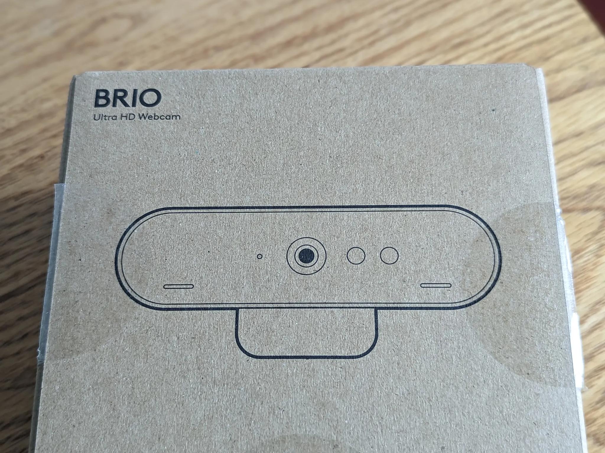 Logitech Brio 4K Webcam, Ultra 4K HD, Noise-Canceling mic, Auto Light Correction, Wide Field of View