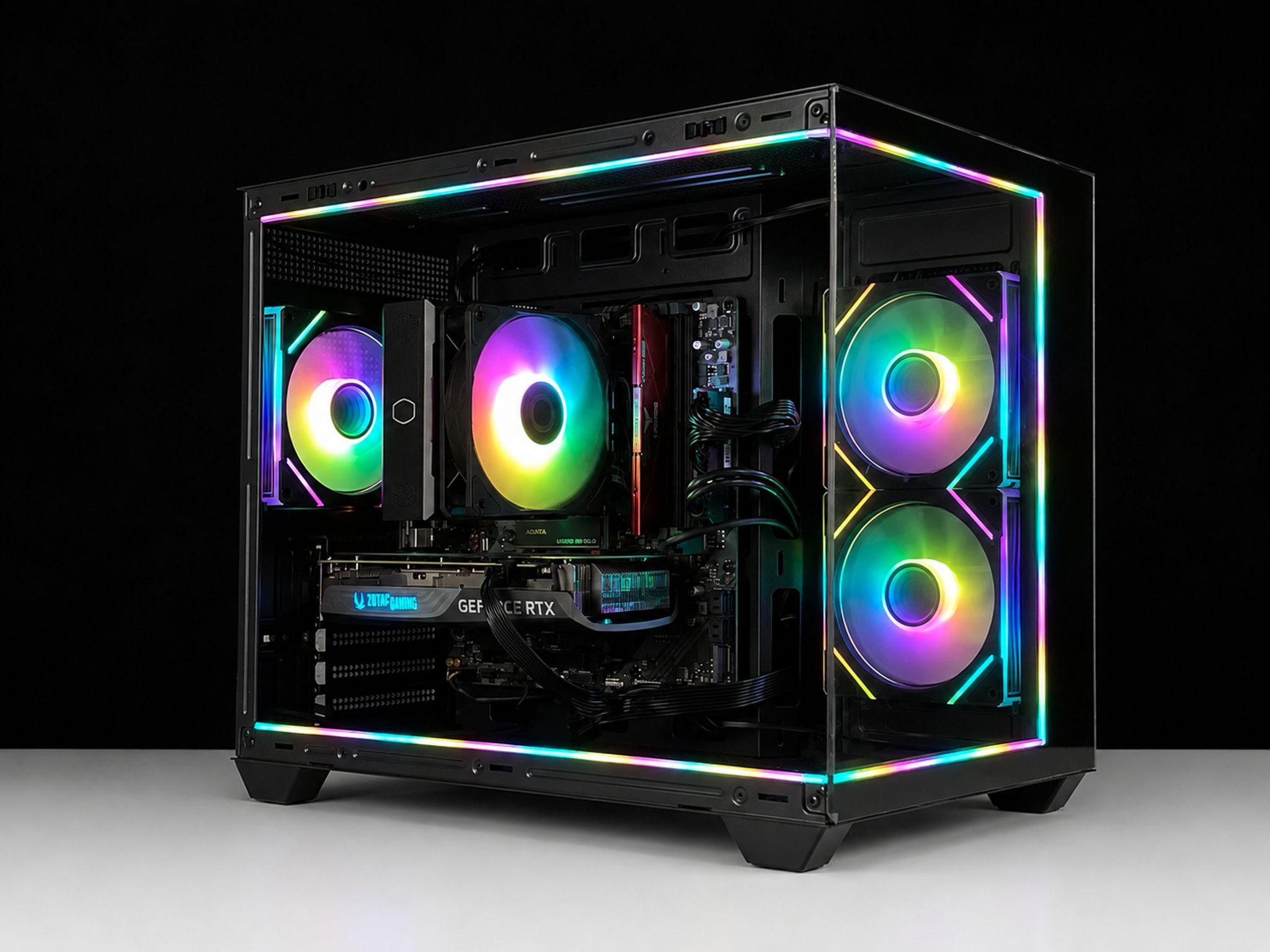 🌟 SPECTRAL Gaming PC | RTX 4060 Ti | Ryzen 7 7700 | 16GB RAM | 2TB NVME | WiFi + BT | FREE SHIP