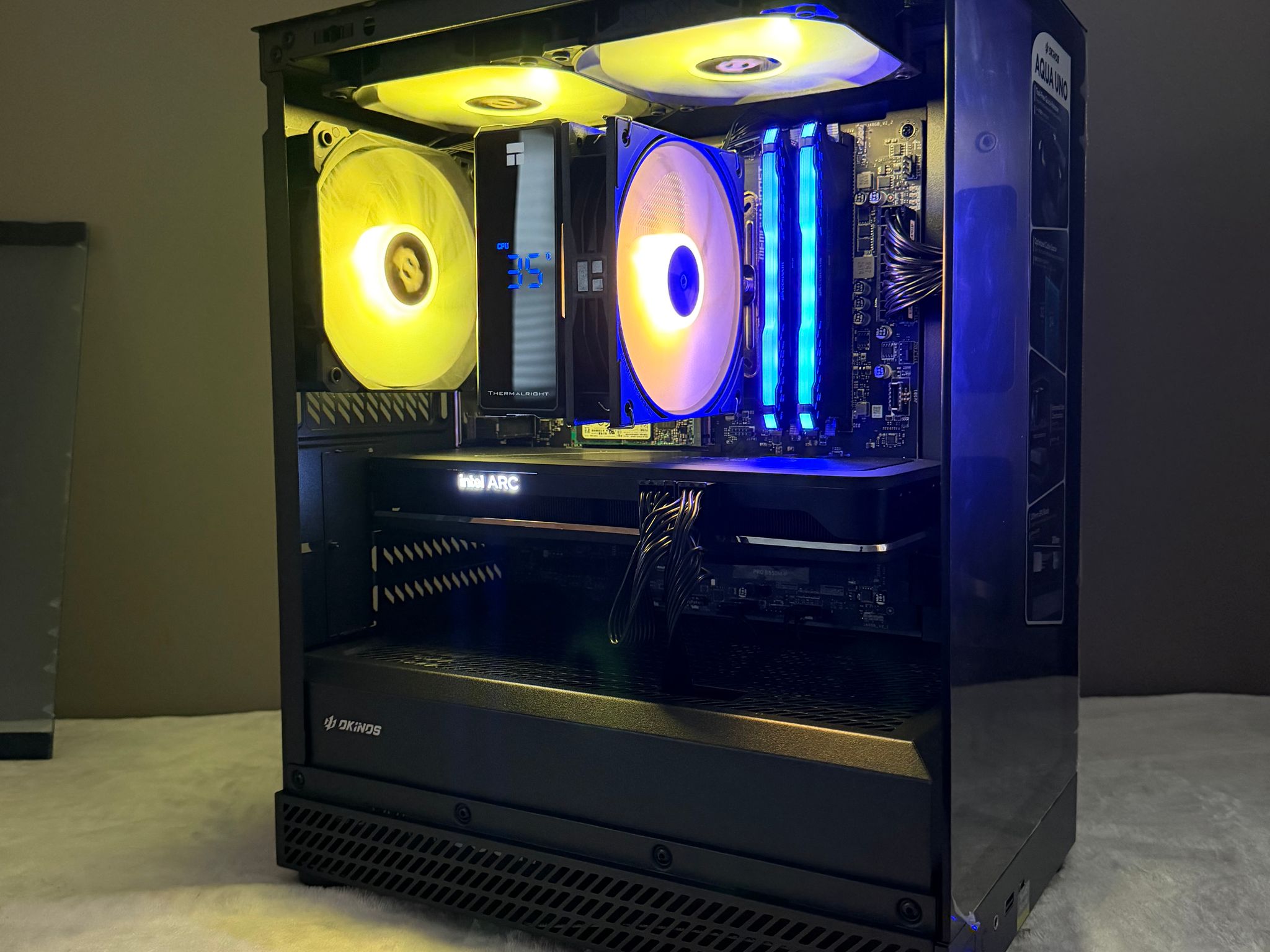 Arc A750 Custom Gaming PC - Ryzen 5 5500, 32GB RAM, 1.25tb storage