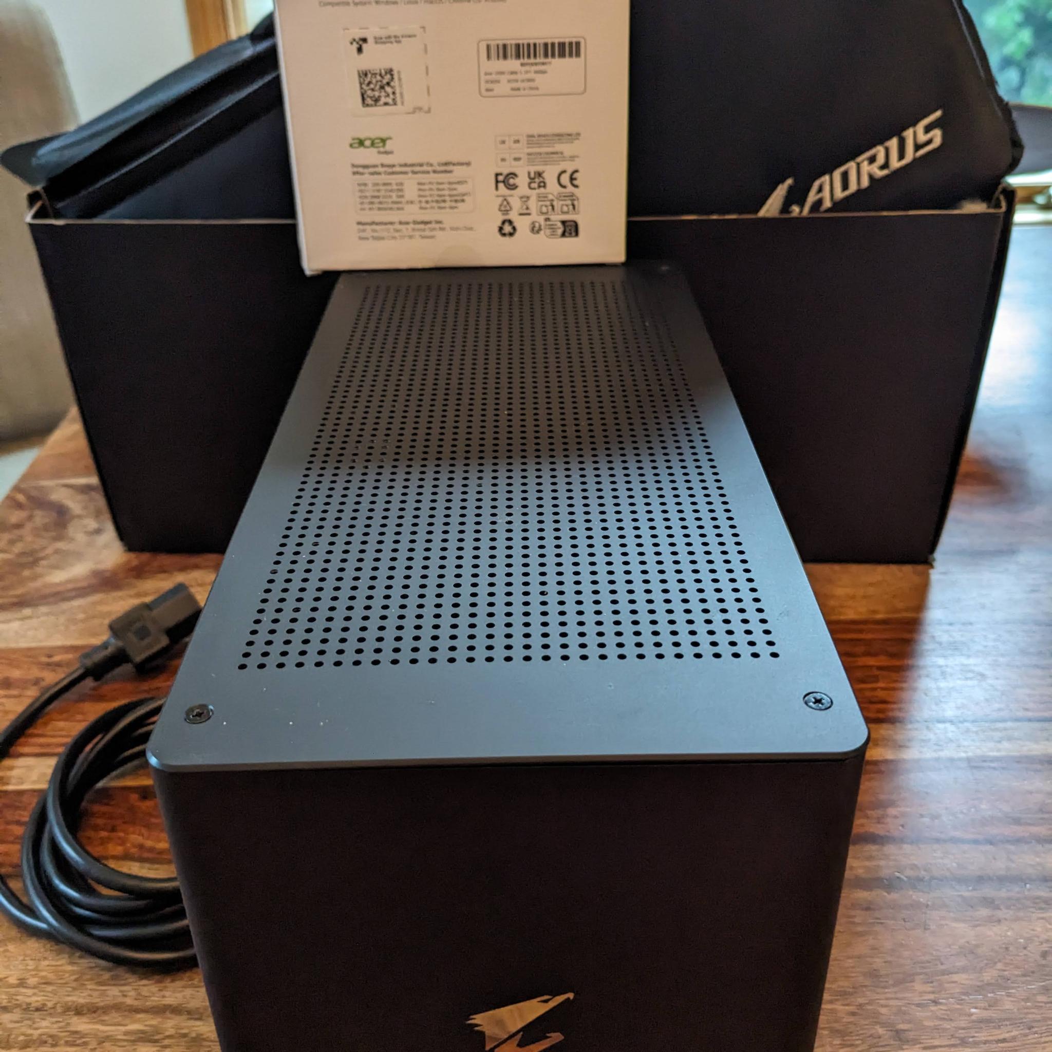 Instant Upgrade-AORUS MASTER Rev 2.0 GeForce RTX 3080 10GB Gaming Box-IOB w/Thunderbolt cable