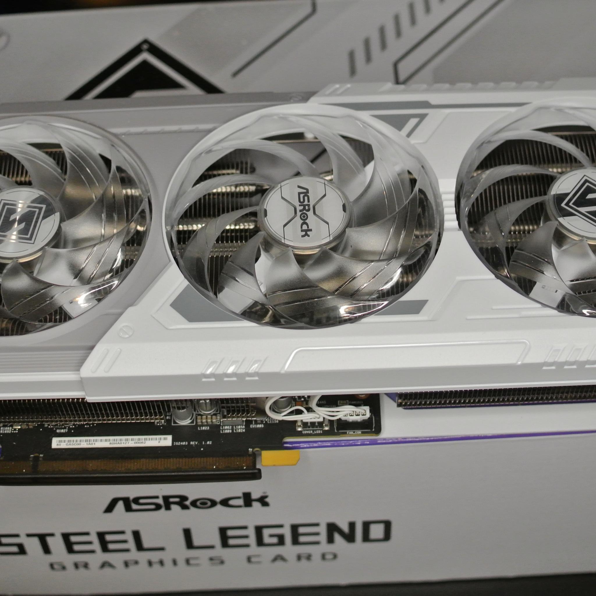 ASRock Steel Legend Intel Arc B580 12GB GDDR6 Graphics Card GPU