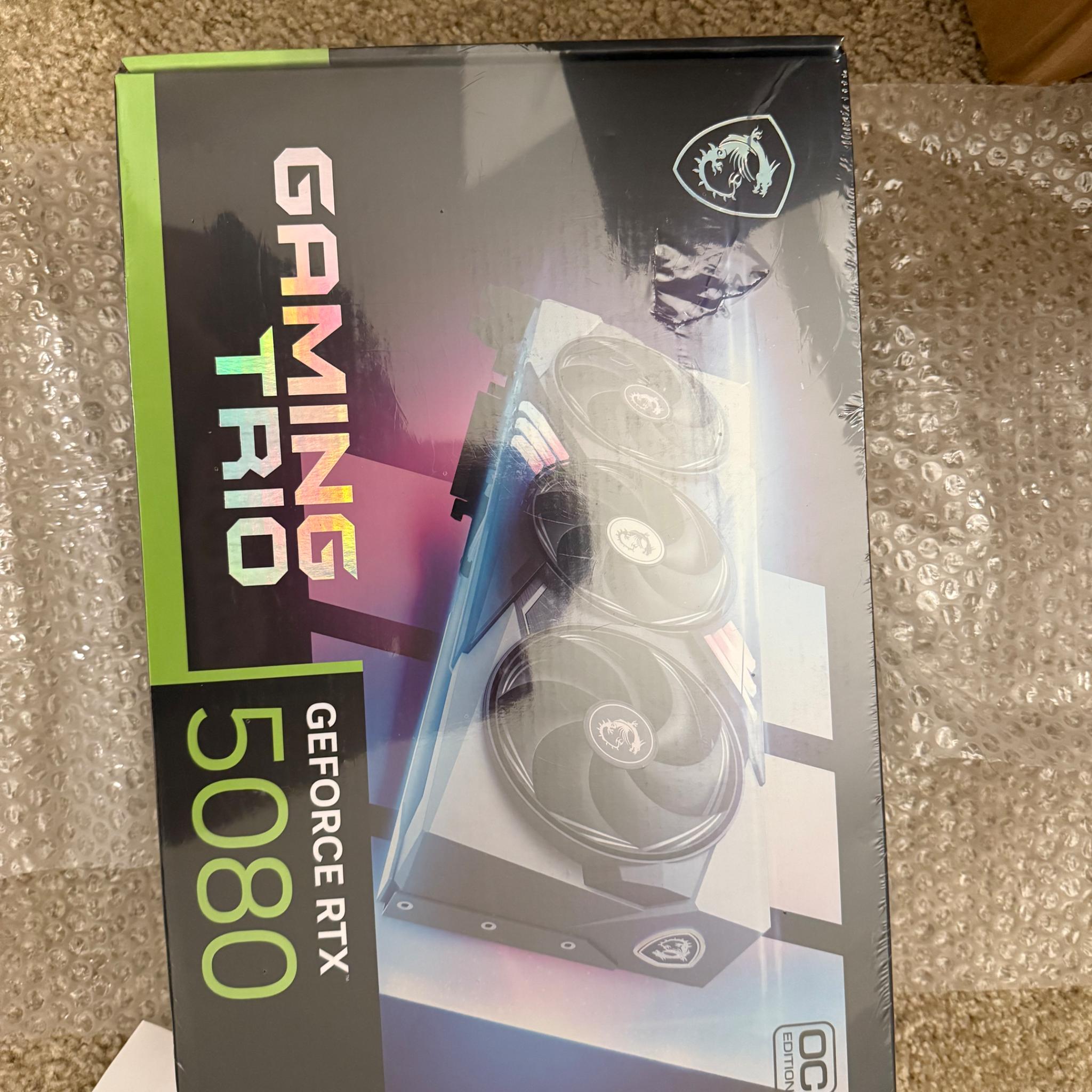 BNIB MSI Gaming Trio 5080 with BNIB MSI 1000w PSU!
