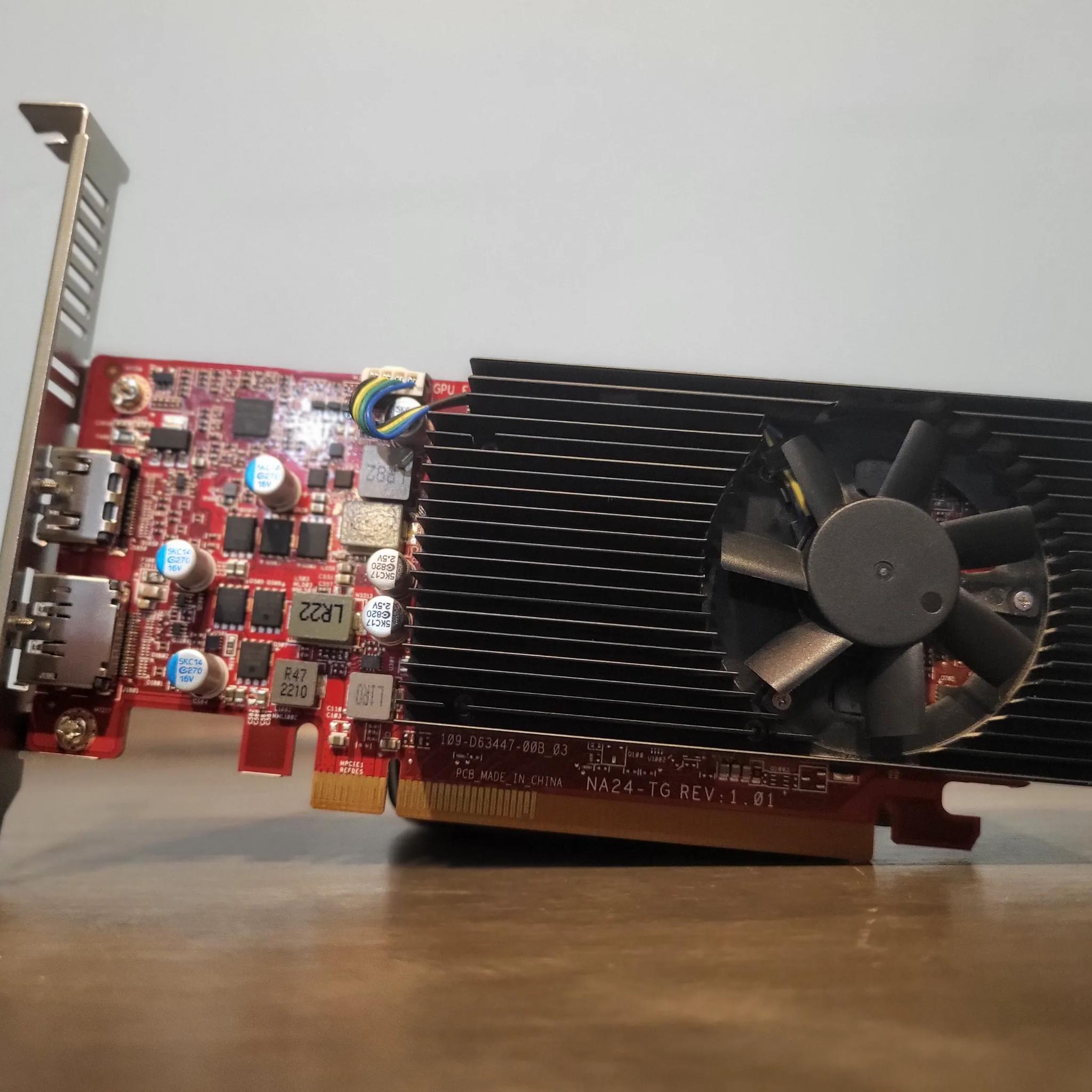 🔥HP OEM RX 6400 🔥 Tested Working, Clean | Pulled from Pre-Built | Red PCB