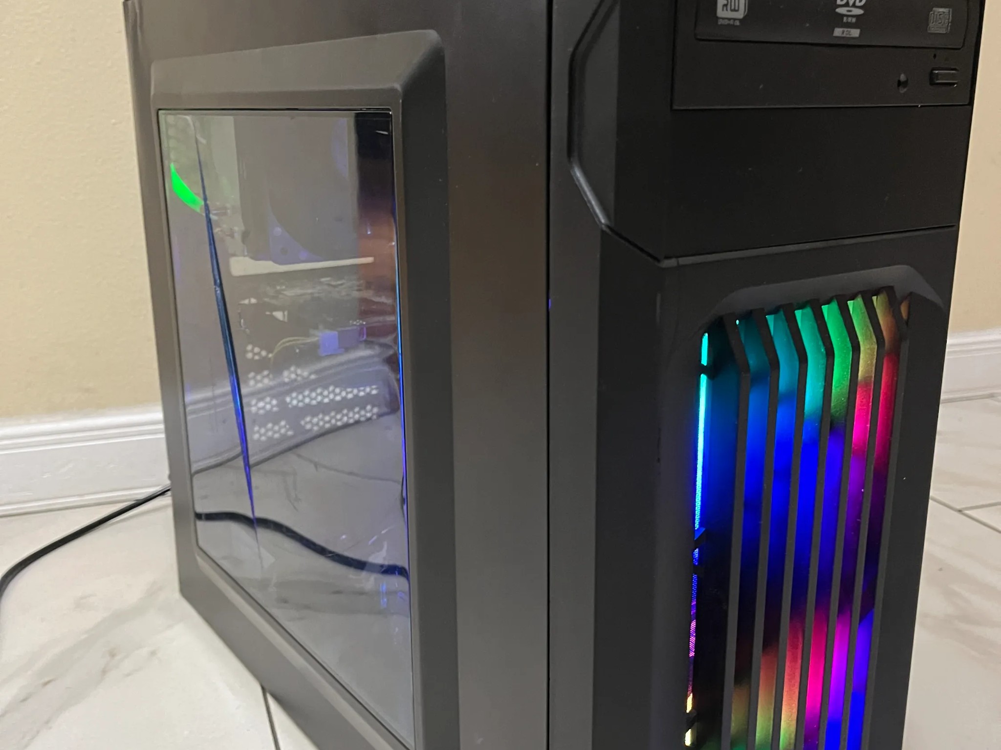 🖥️🔥 Super Budget Gaming PC – GTX 950, Intel Core i5, 12GB RAM, 128GB SSD+1TB HDD, (Case Defects)