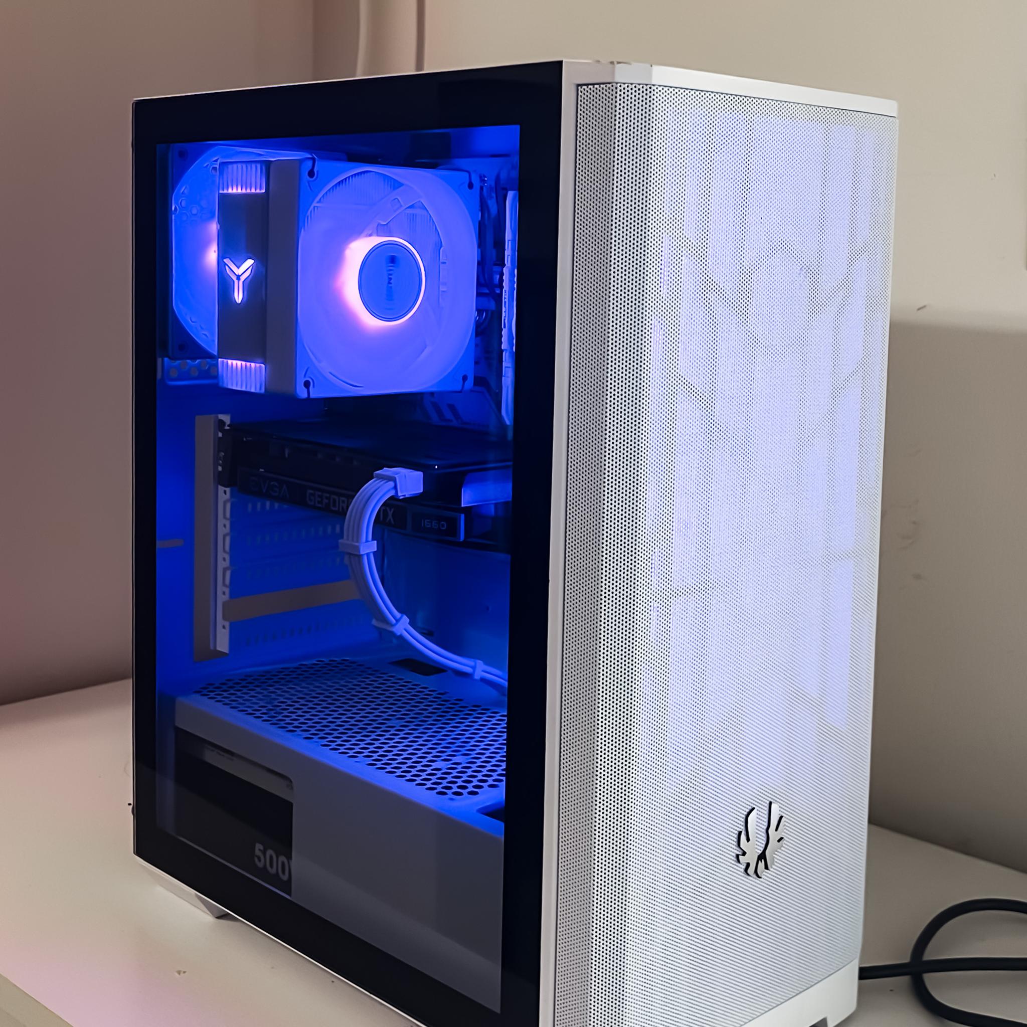 🎮 Balanced Budget RGB Gaming PC| Ryzen 5| Nvidia GTX 1660 Super| Stylish White Build | Entry Level 💻