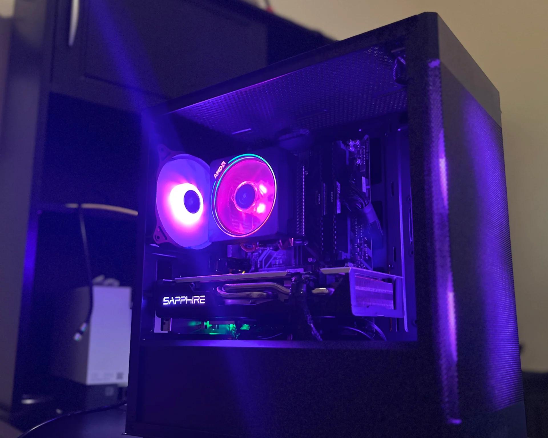 AMD Ryzen 7 2700x + rx 580 8gb +16 gb ram|| Gaming computer