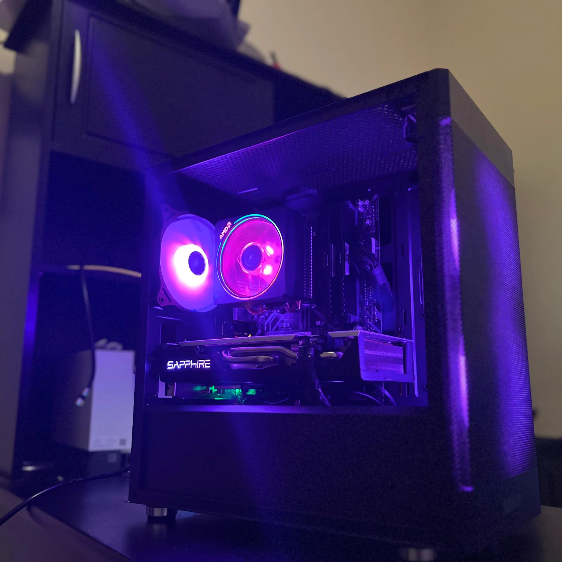 AMD Ryzen 7 2700x + rx 580 8gb +16 gb ram|| Gaming computer
