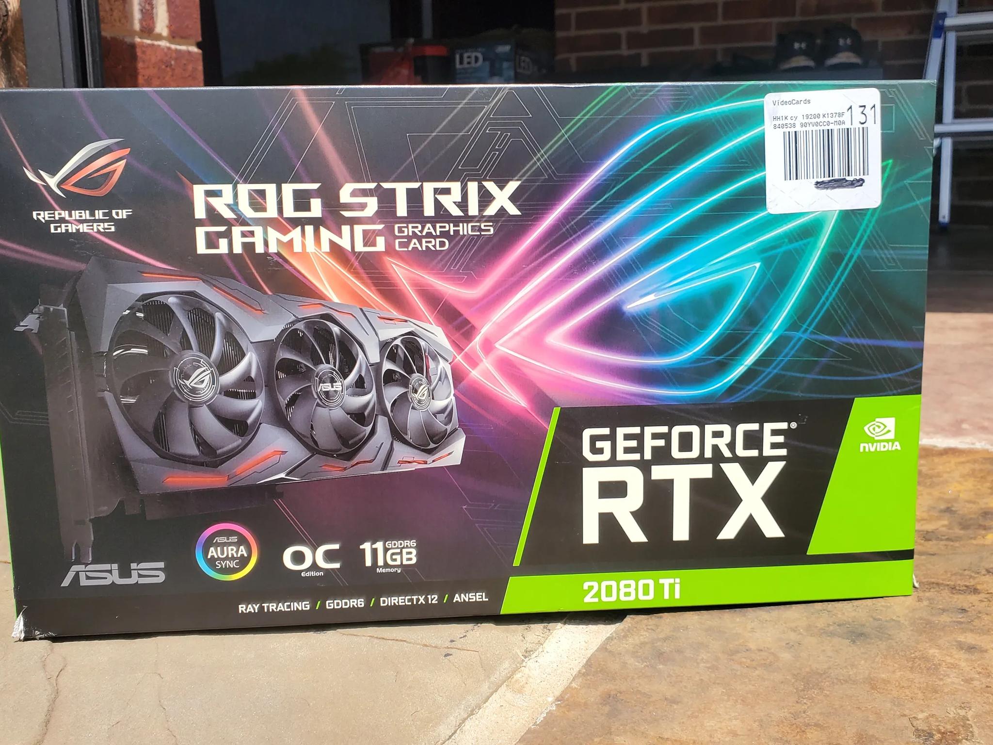 Asus Strix RTX 2080 TI OC 11GB