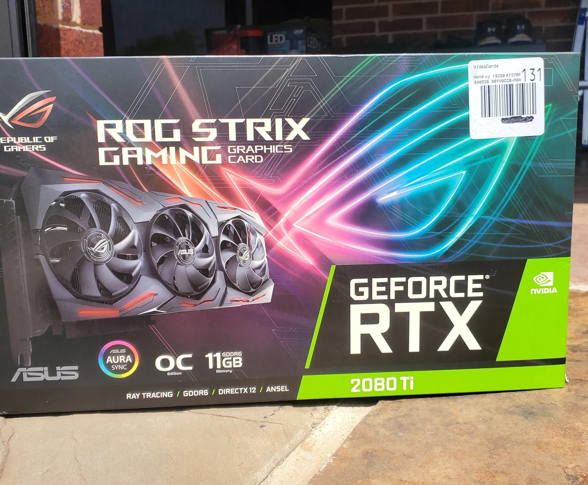 Asus Strix RTX 2080 TI OC 11GB