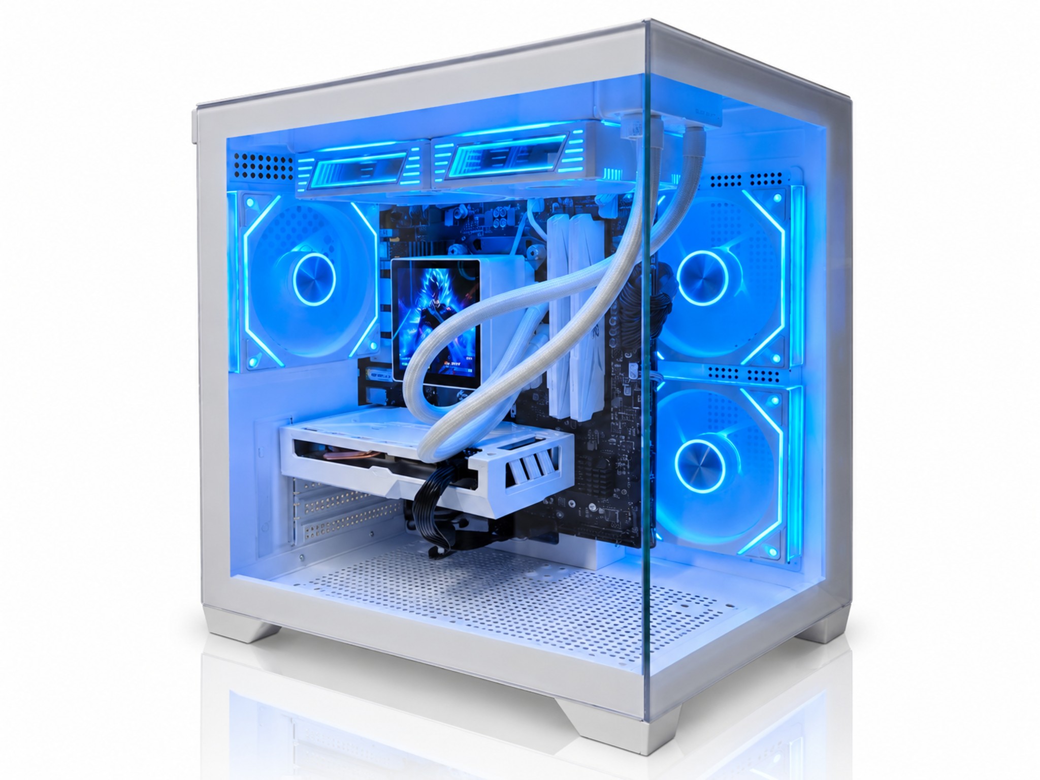 RTX 4060 Gaming PC | Ryzen 5 5500 | 16GB RAM | 1TB NVMe | CUBEX 4" LCD AIO