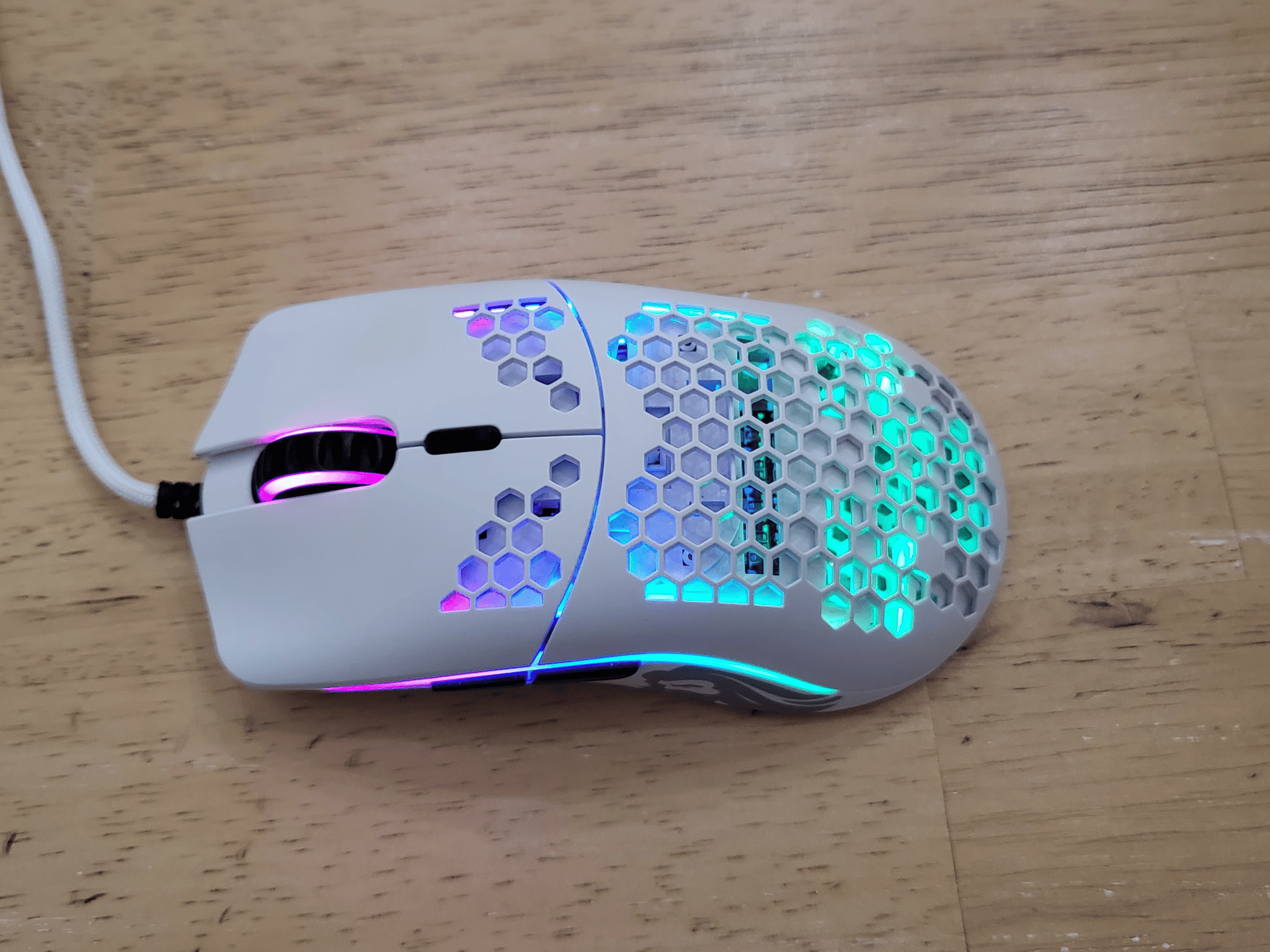 Glorious Model O with Upgraded Accessory Cable