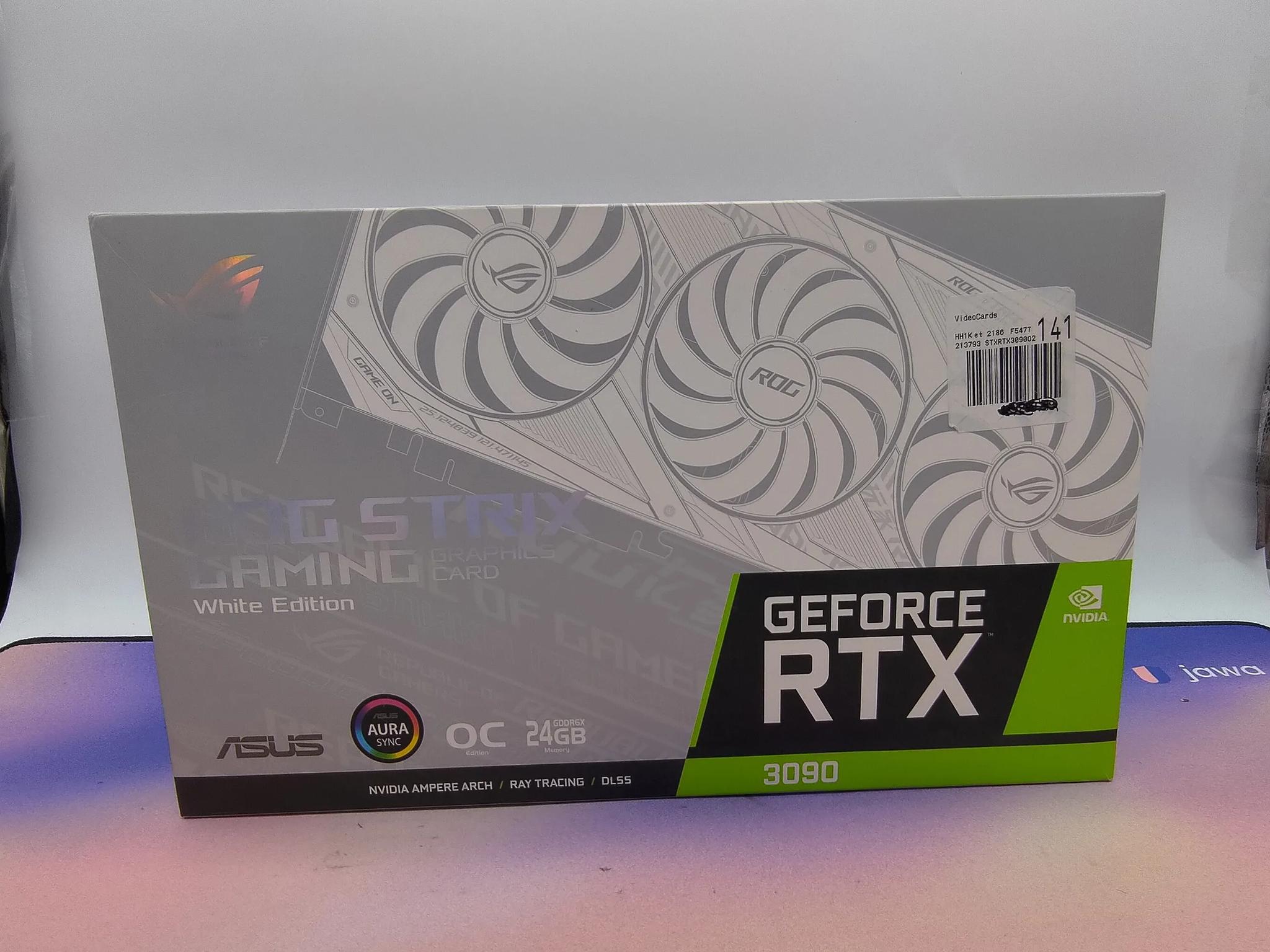 White Asus ROG Strix Gaming RTX 3090