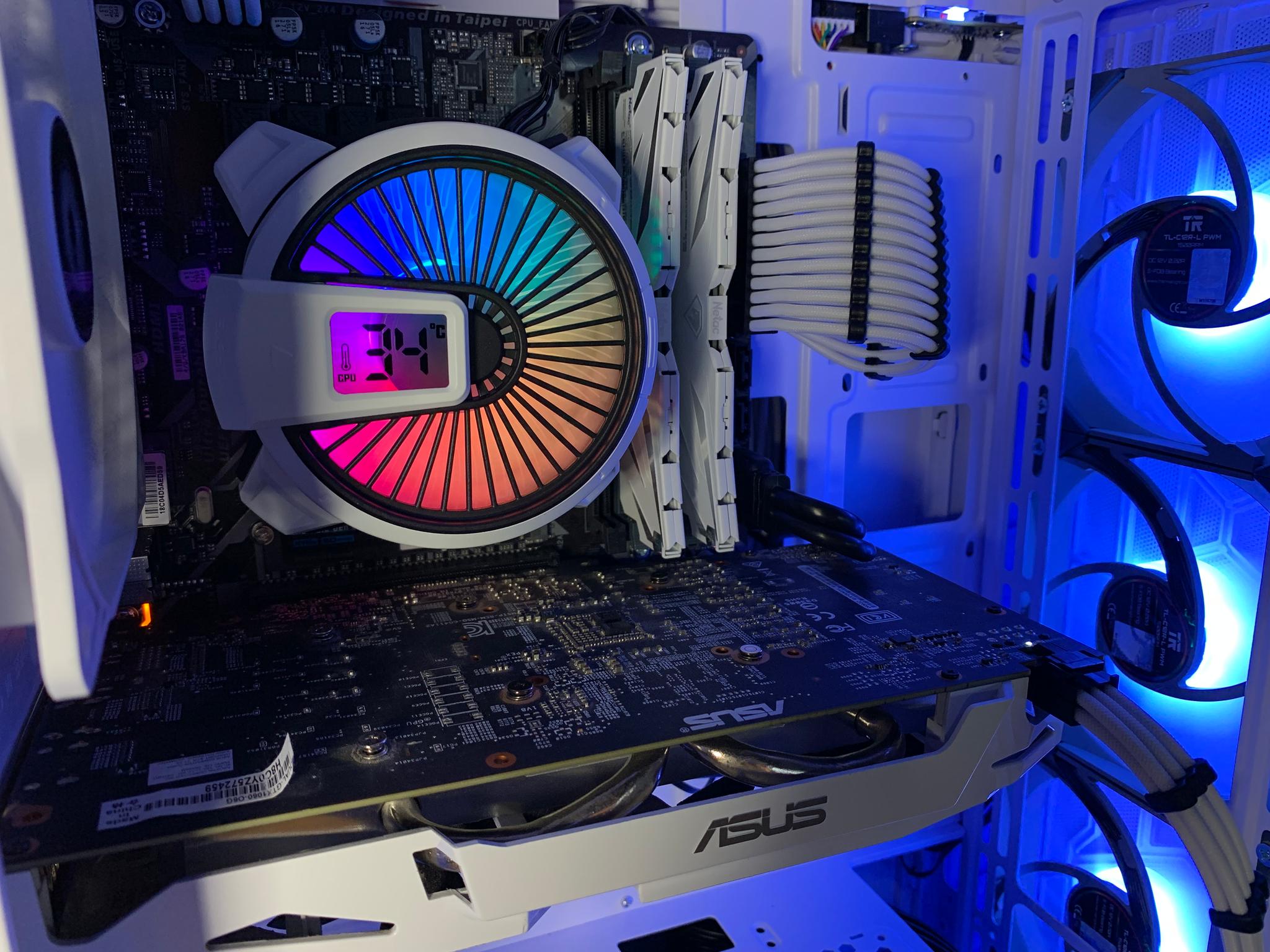 Entry Level White Gaming PC (i3 8300 + GTX 1060 6gb)w/ wifi