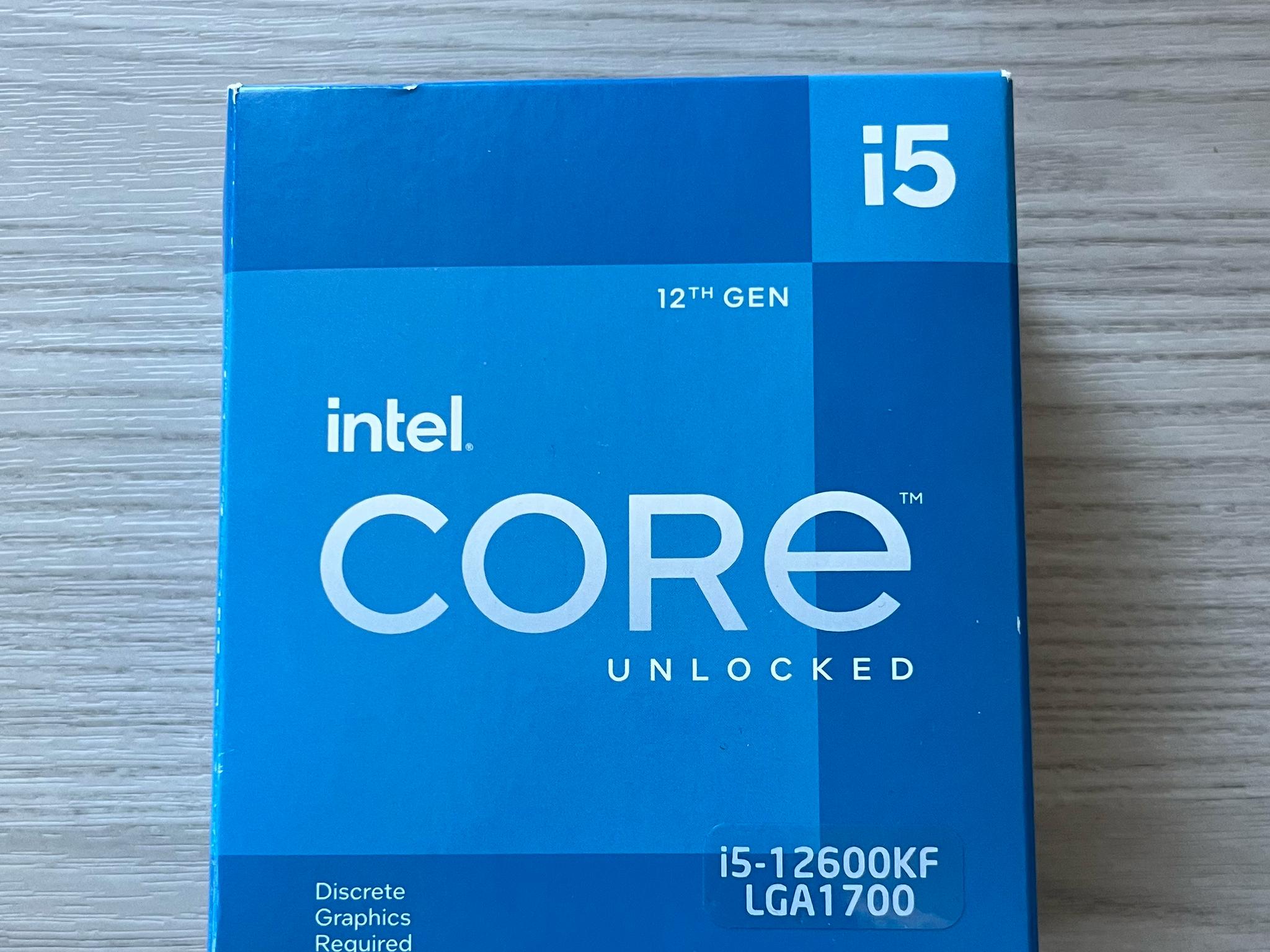Intel Core i5-12600KF LGA 1700, Great Condition with Original Box and Manual