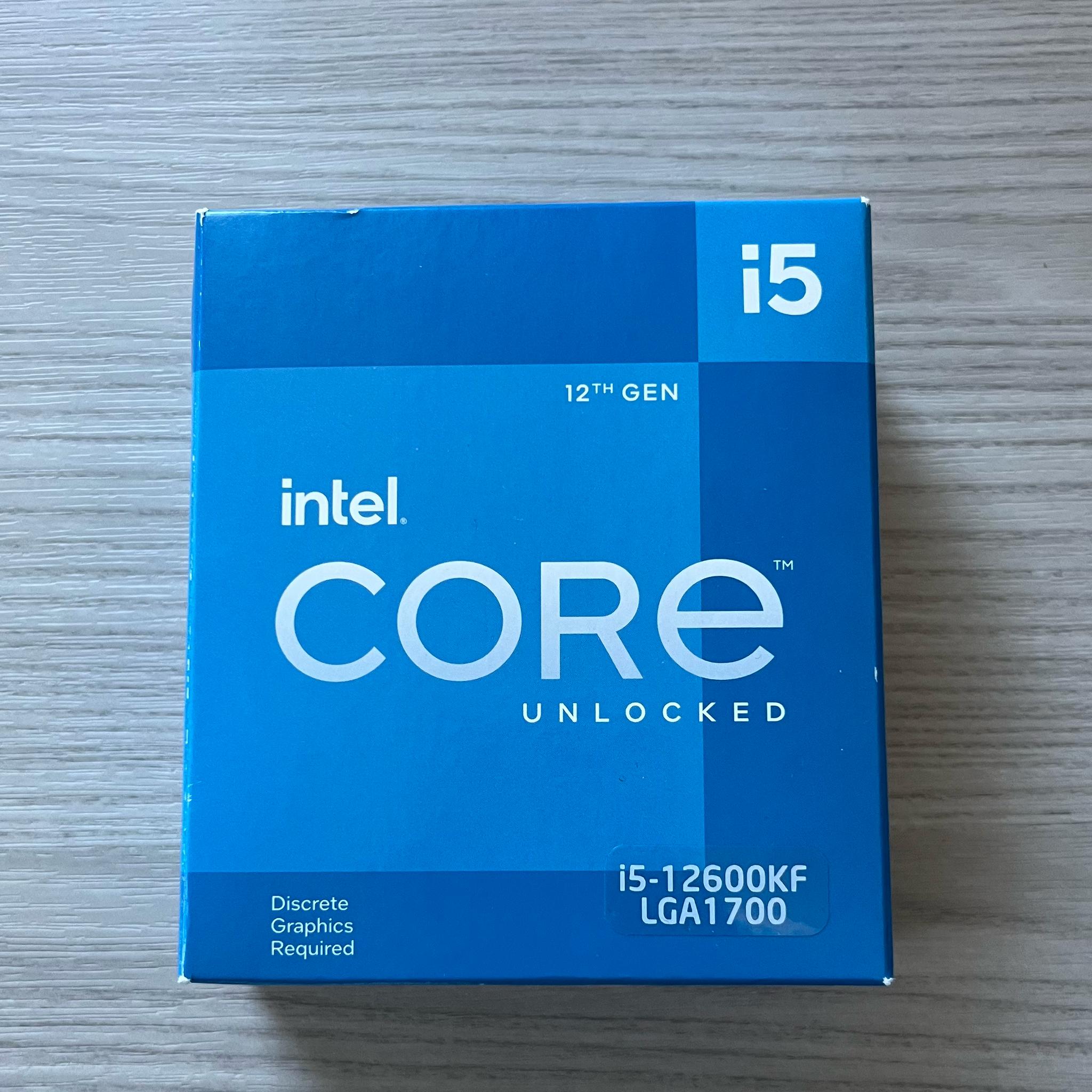 Intel Core i5-12600KF LGA 1700, Great Condition with Original Box and Manual