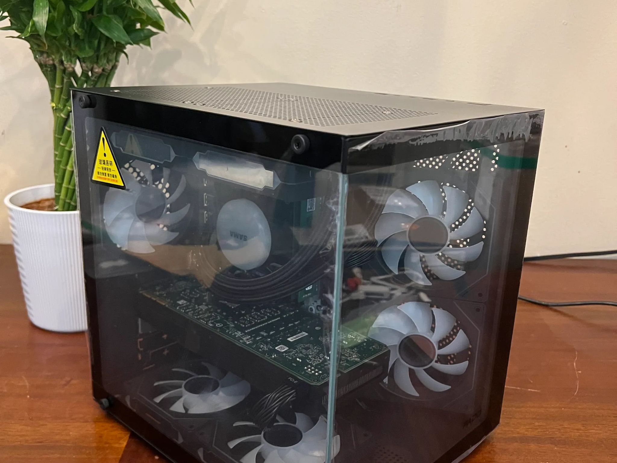 Water Cooled Intel 10 Core Gaming PC GTX 1080 1tb NVME SSD 32GB RAM WIFi WINDOWS 11 Pro