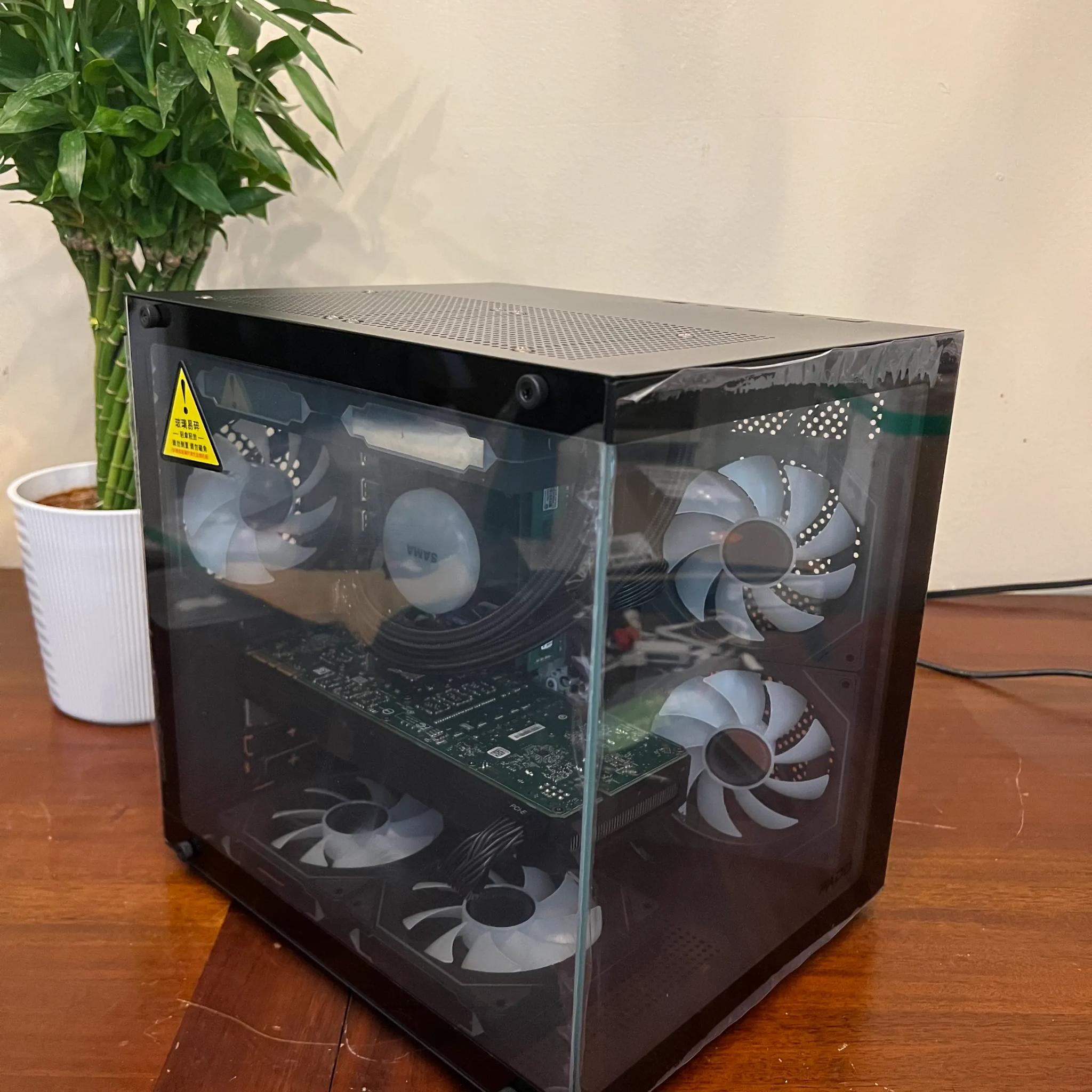 Water Cooled Intel 10 Core Gaming PC GTX 1080 1tb NVME SSD 32GB RAM WIFi WINDOWS 11 Pro