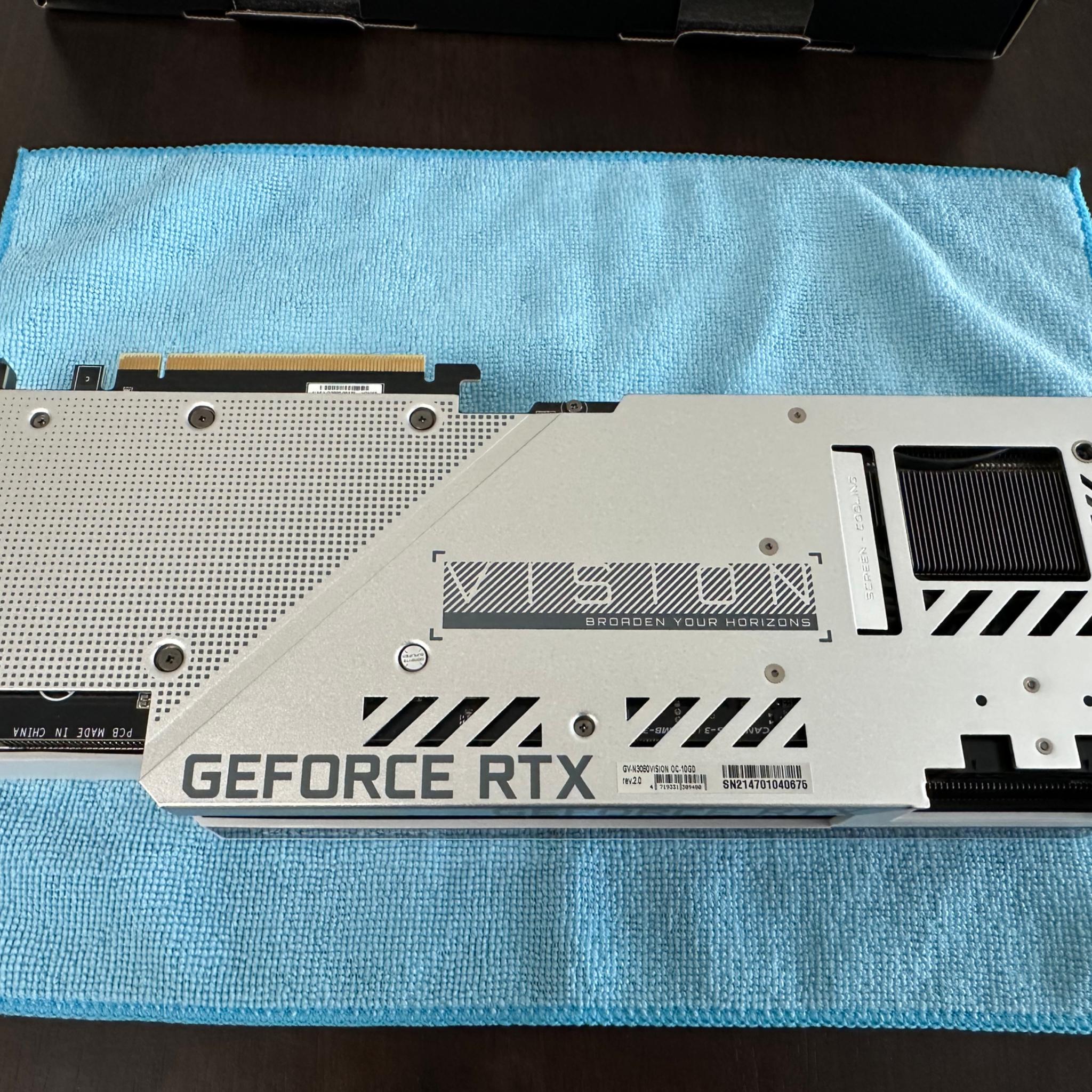 GIGABYTE GeForce RTX 3080 Vision OC 10GB Graphics Card