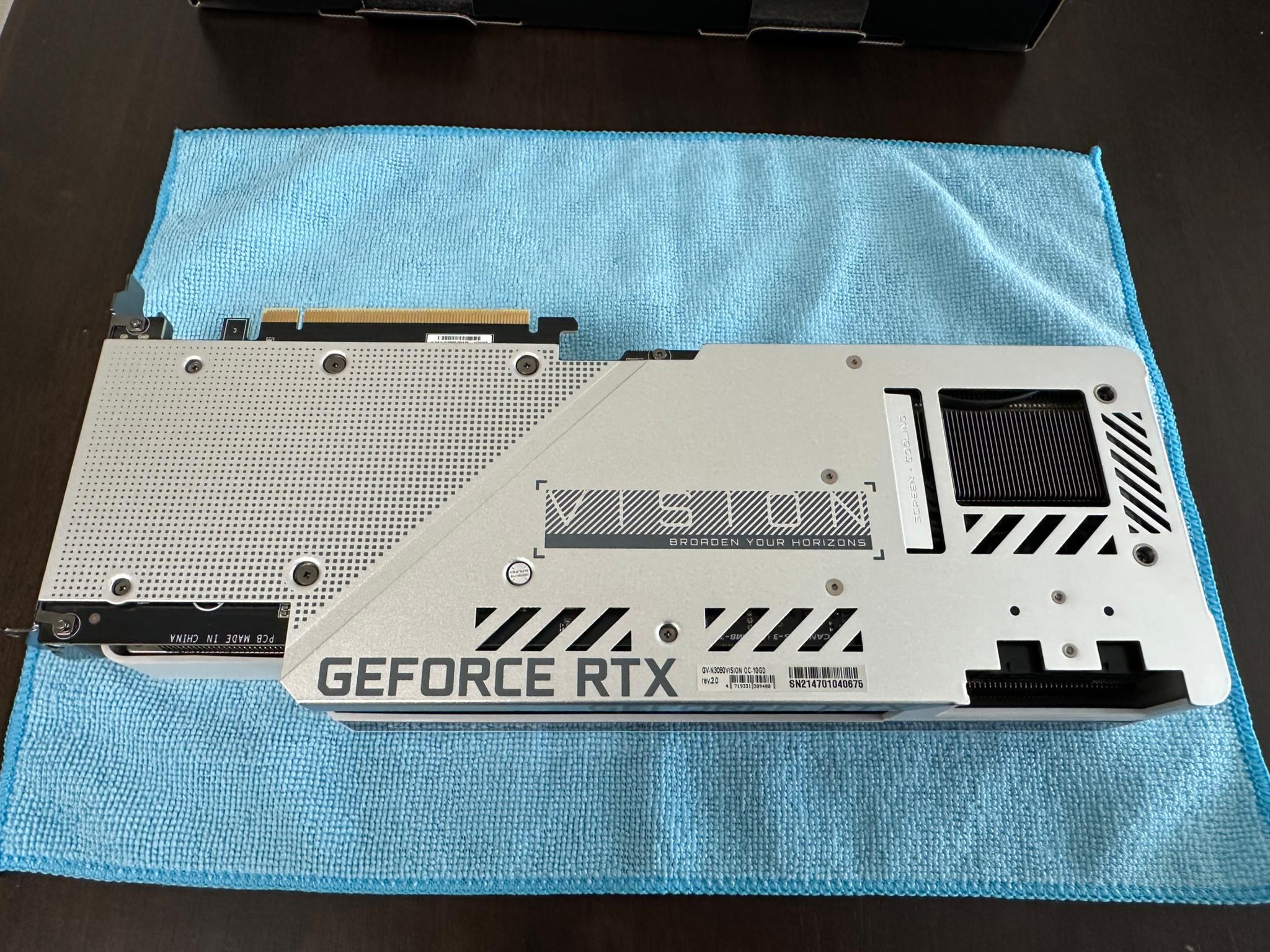 GIGABYTE GeForce RTX 3080 Vision OC 10GB Graphics Card