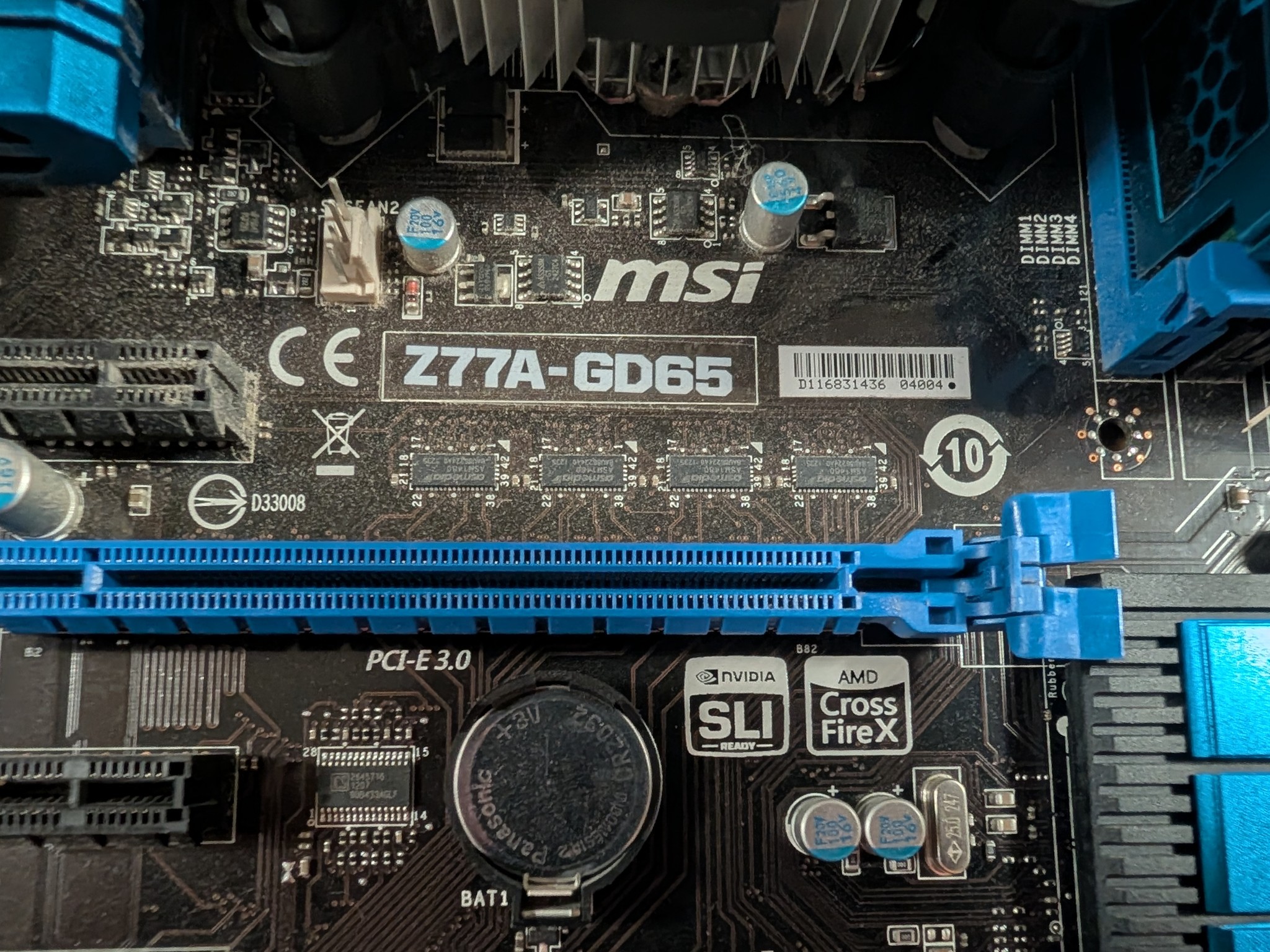 Gigabyte Z77 + Core i5 3570K + 16GB Ram + 650ti + 500GB HDD