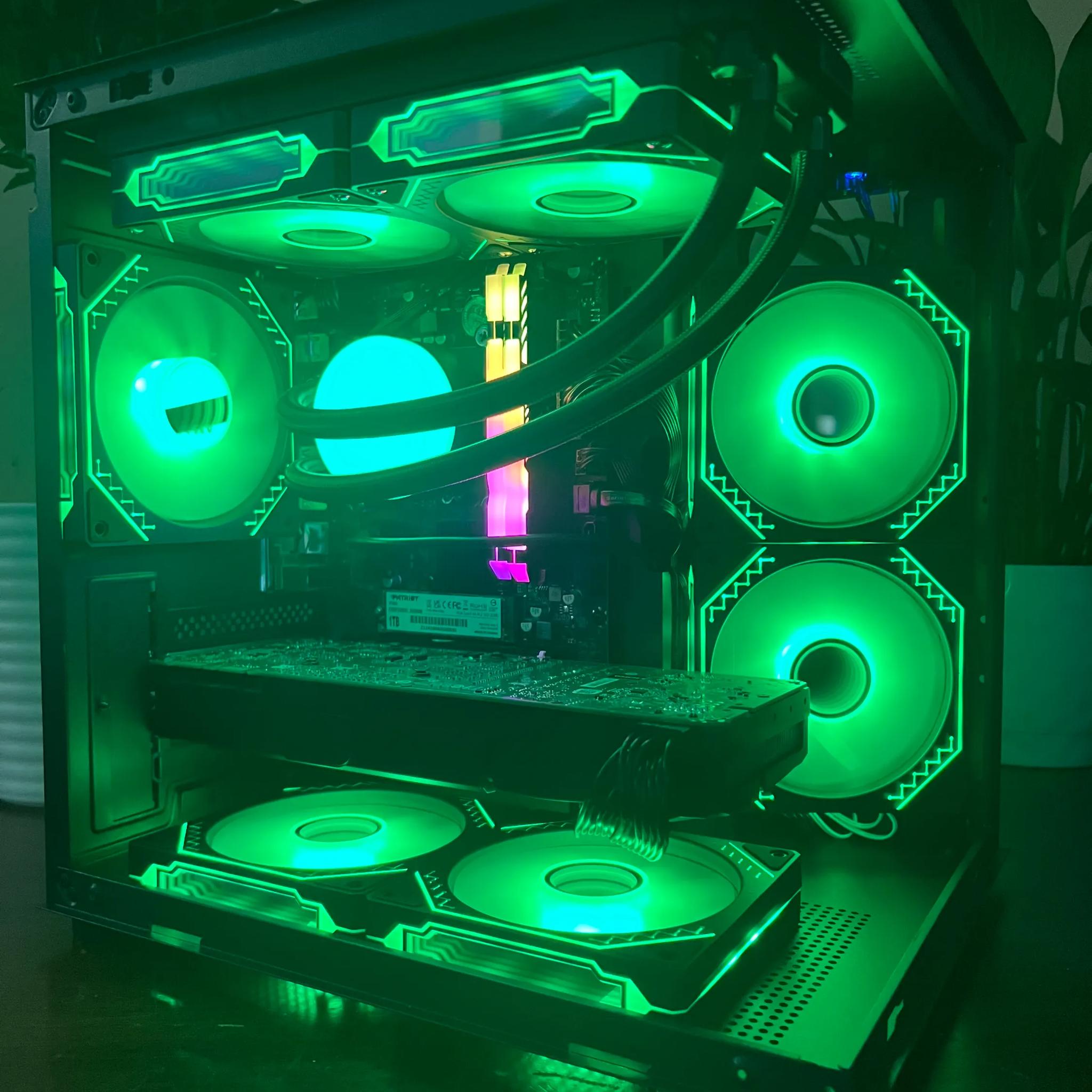 Water Cooled Gaming PC Intel I7, Nvidia GTX 1080 8gb, 2TB Storage, 32GB RAM, WINDOWS 11