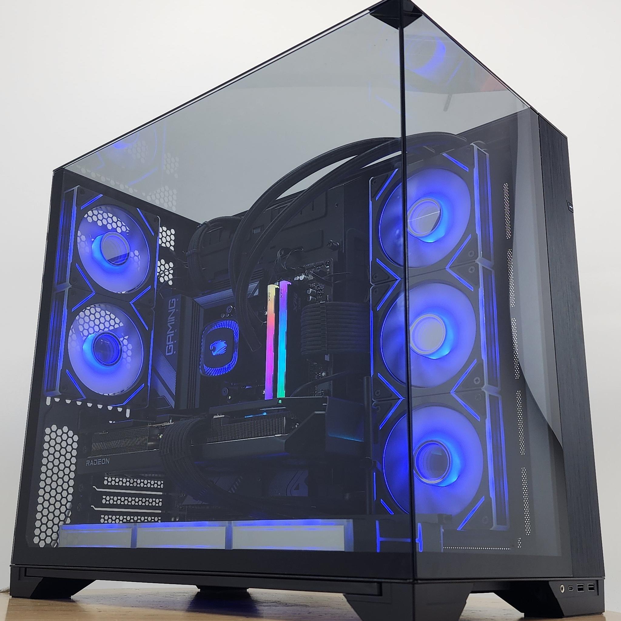 Gaming PC Ryzen 7 9700X 32GB RAM 2TB SSD RX 9070 XT 16GB Windows 11 Computer