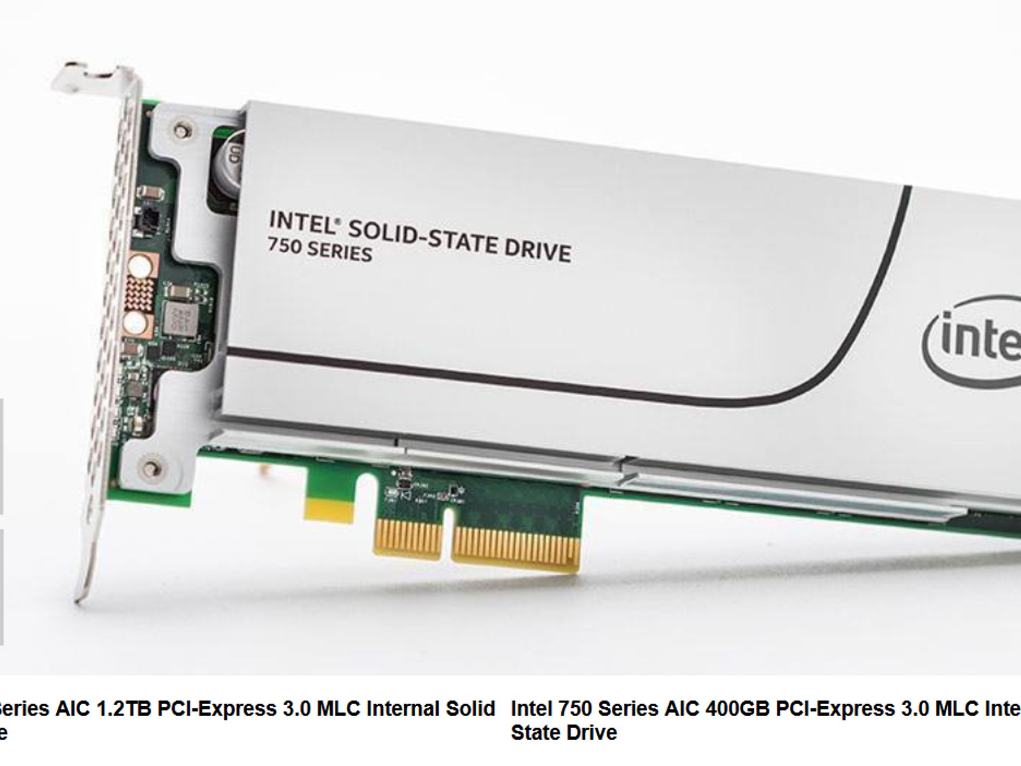 NEW Intel 750 Series Add-In Card - PCIe 3.0 x4 NVMe MLC SSD drive (400GB)