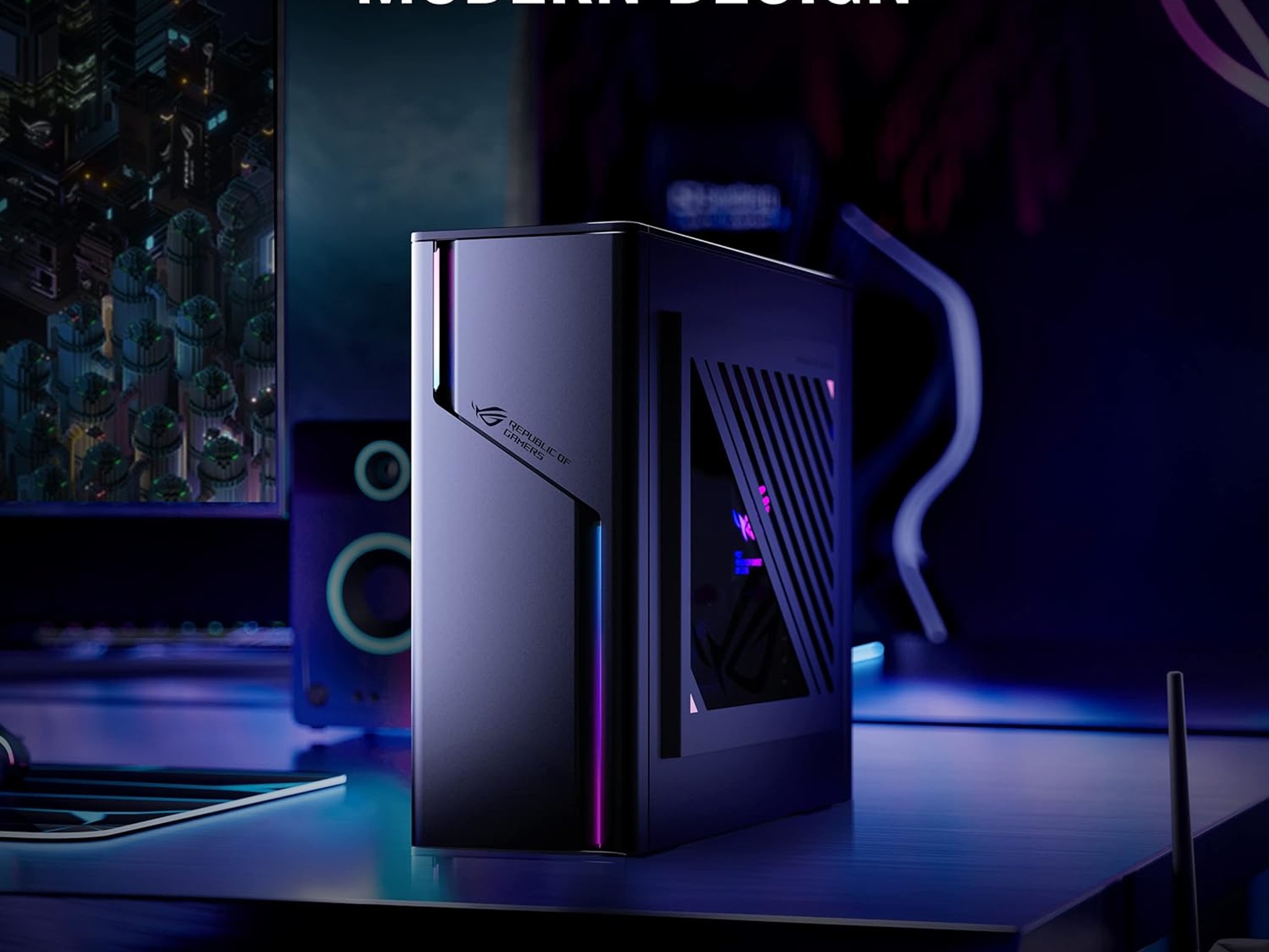 2024 ROG G22CH DS774 Gaming Desktop PC, i7-14700F, RTX 4070, 1TB SSD, 16GB DDR5, Windows 11