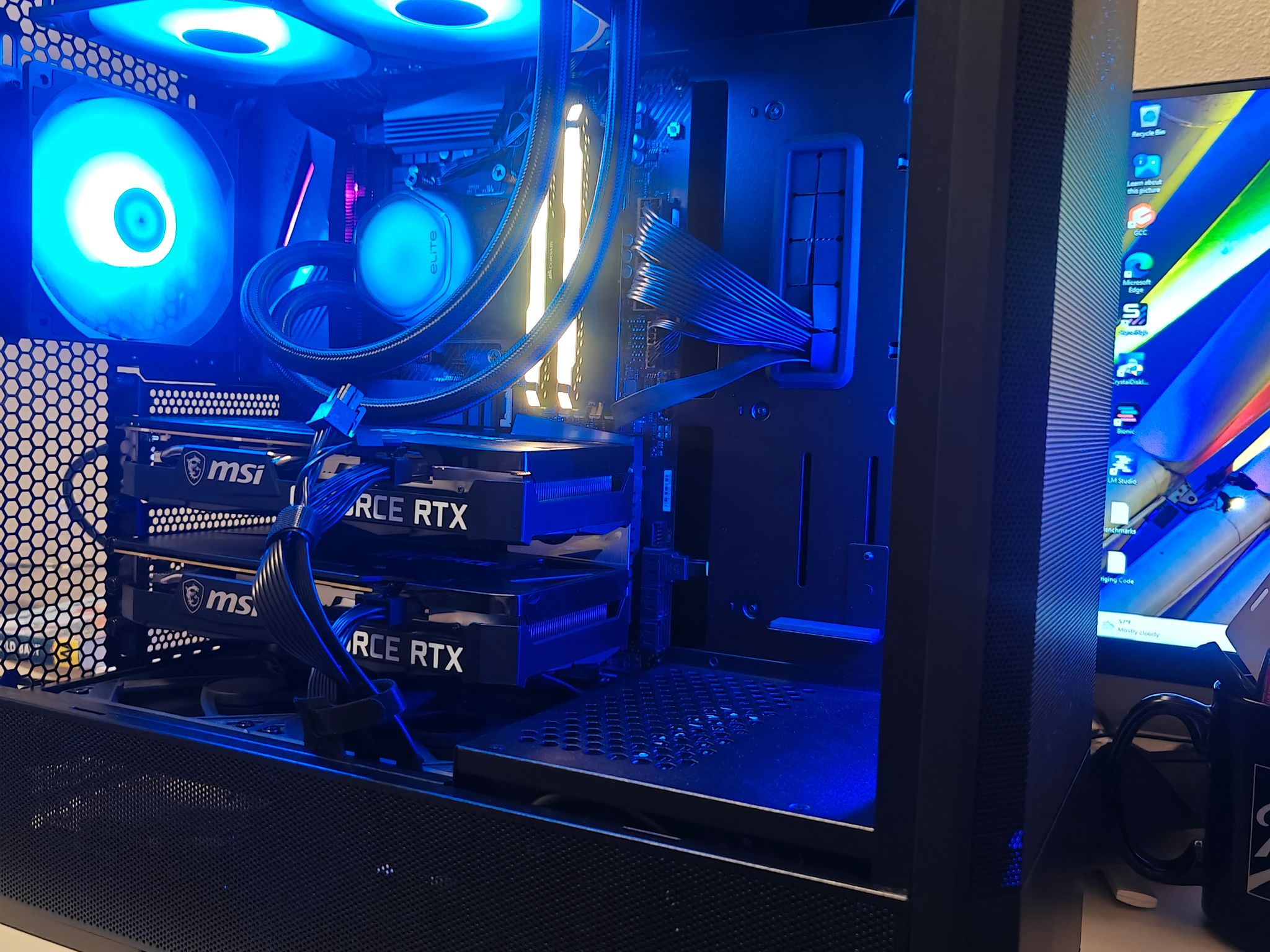 Gaming and AI PC (Ryzen 9 5900XT | Dual RTX 3060s 12GB | 32GB DDR4 | 2TB SSD + 1TB HDD)