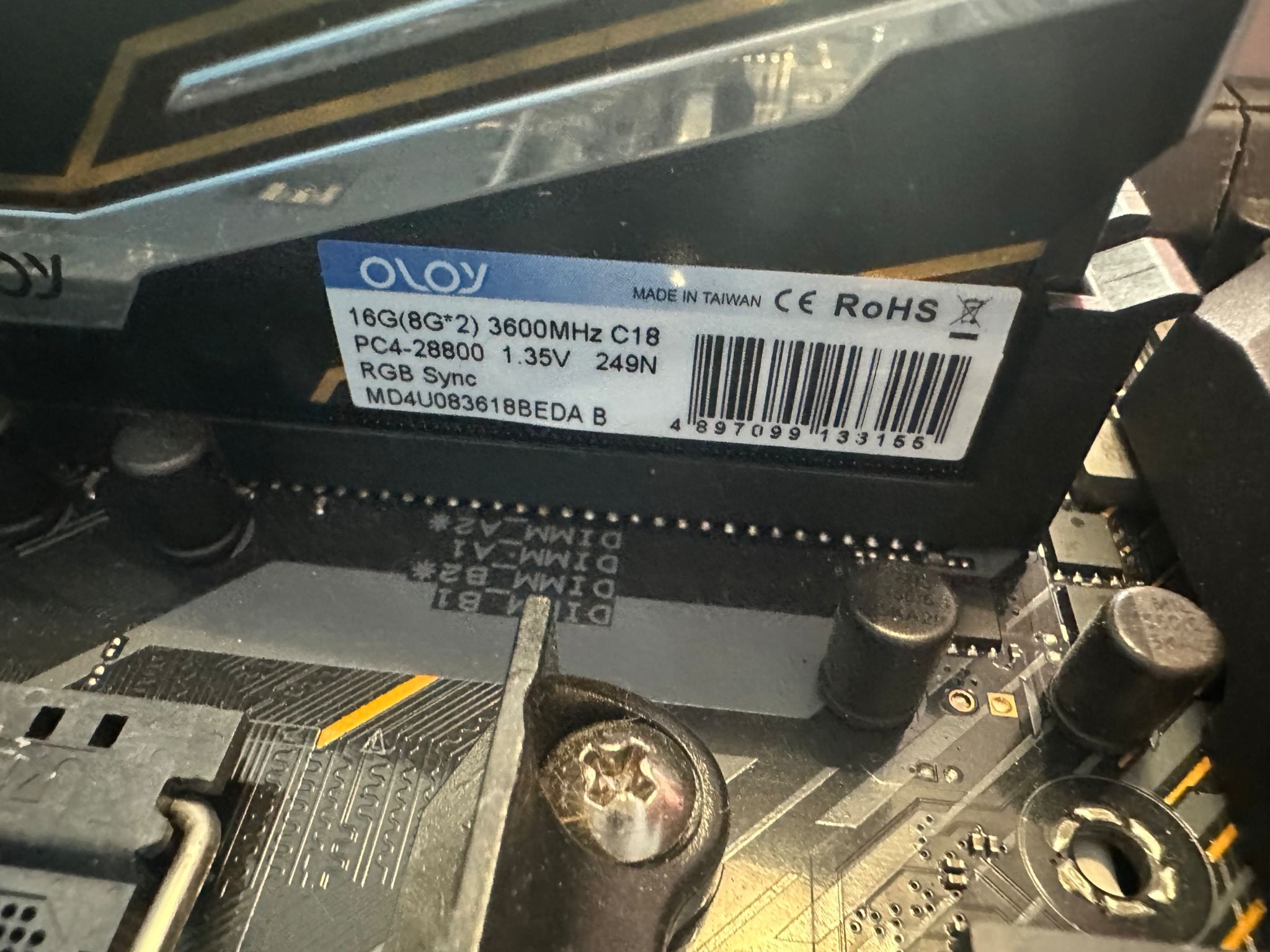 Gigabyte X570 Motherboard and 32gb 3600mhz Ram