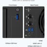 TERRAMASTER F2-425 Plus NAS Storage - 2Bay Intel N150 Quad-Core CPU, 8GB RAM DDR5, 5GbE LAN x 2