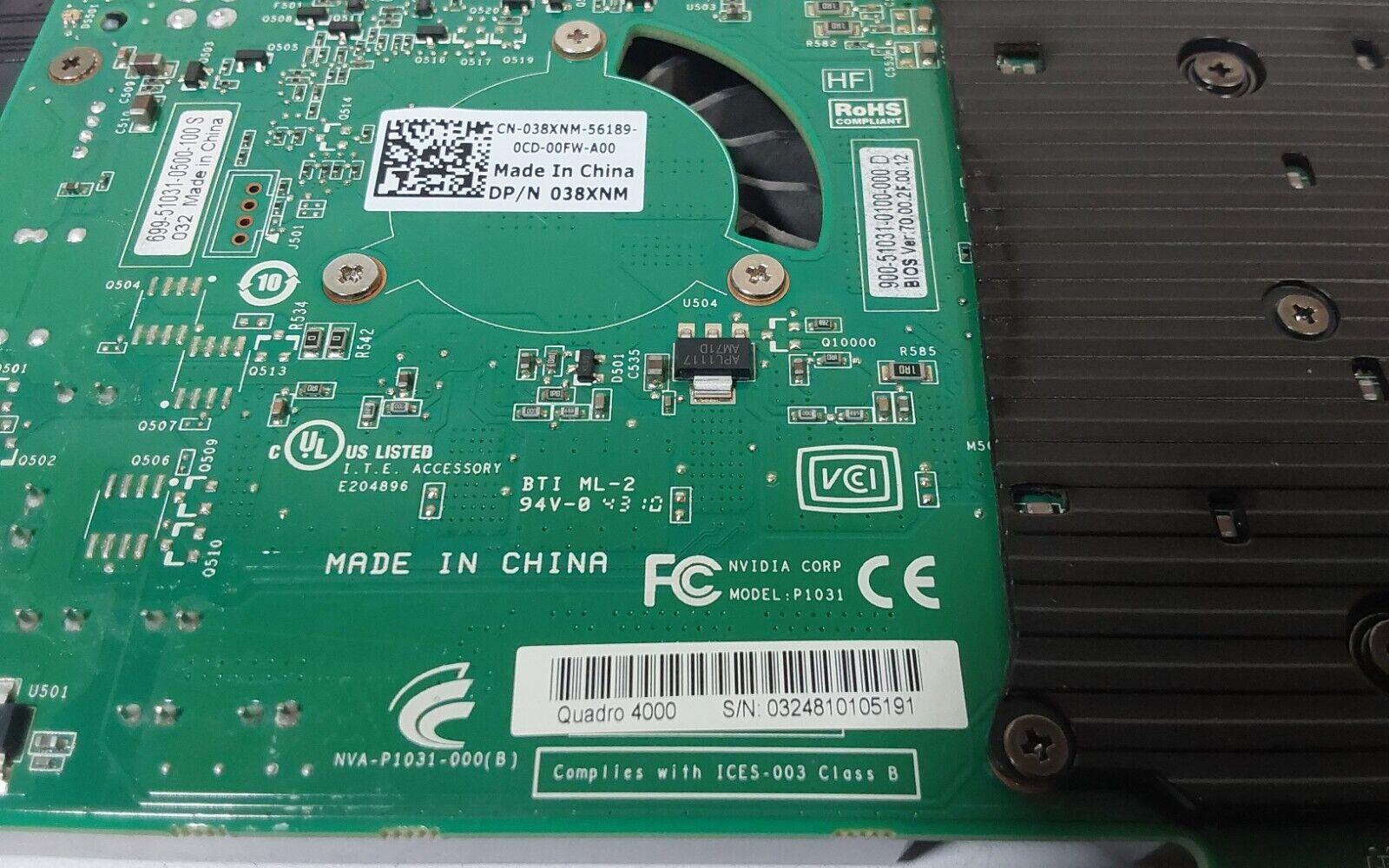 Nvidia Quadro 4000 GPU For Mac Pro