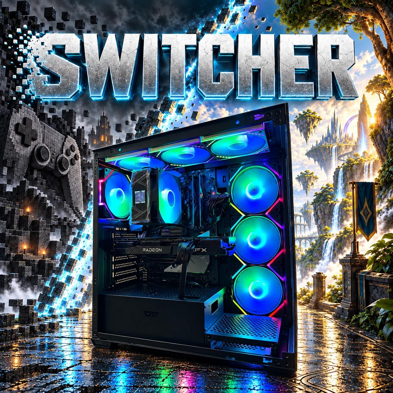 "Console Switcher" i7-9700KF, RX 6700 10GB, 16GB DDR4, ~1TB total storage