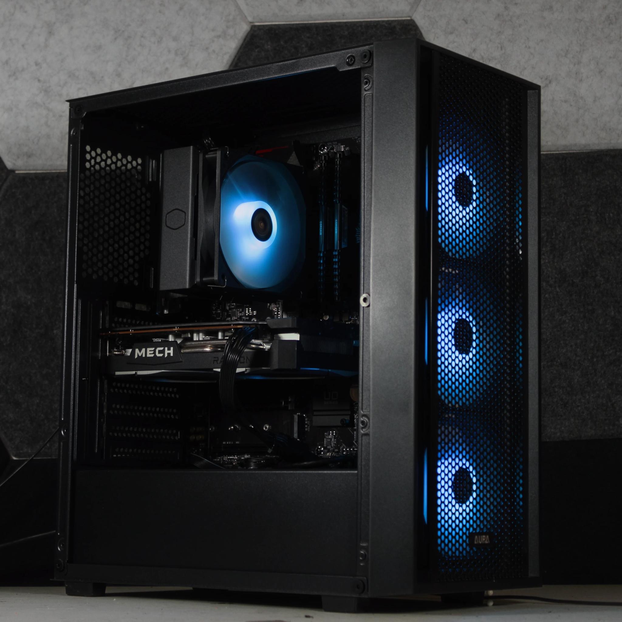 Radeon RX 6600 Custom Gaming PC - Ryzen 3600, 512GB SSD