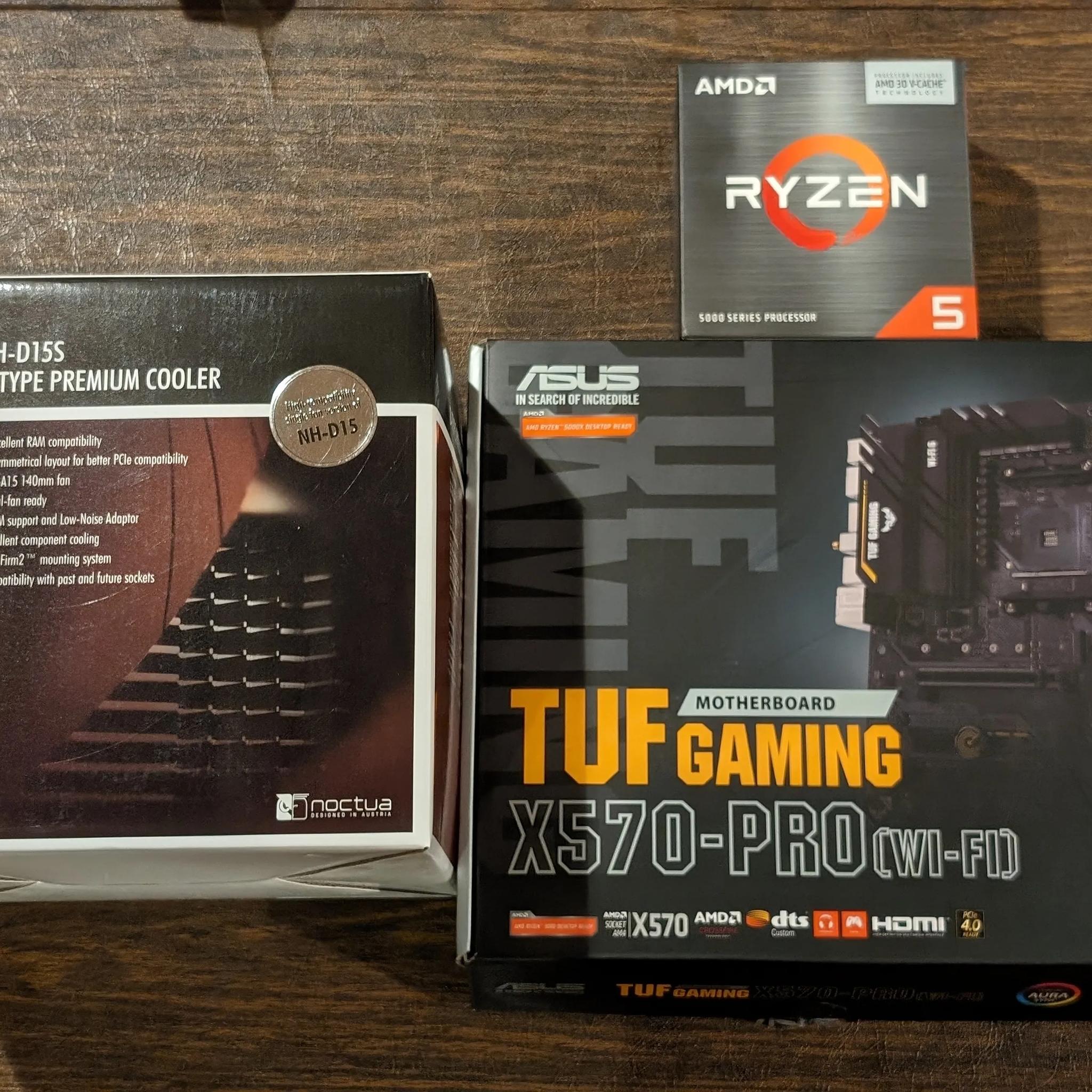 MoBo/CPU/Memory Combo: ASUS TUF GAMING X570-PRO (WI-FI) w/AMD 5600X3D CPU/G.Skill 3200mhz DDR4 32gb