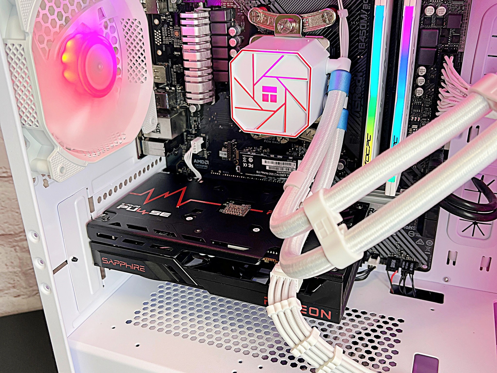 Ryzen 5 3600 Sapphire RX 6600 16GB RAM 1TB M.2 Liquid Cooled Gaming PC