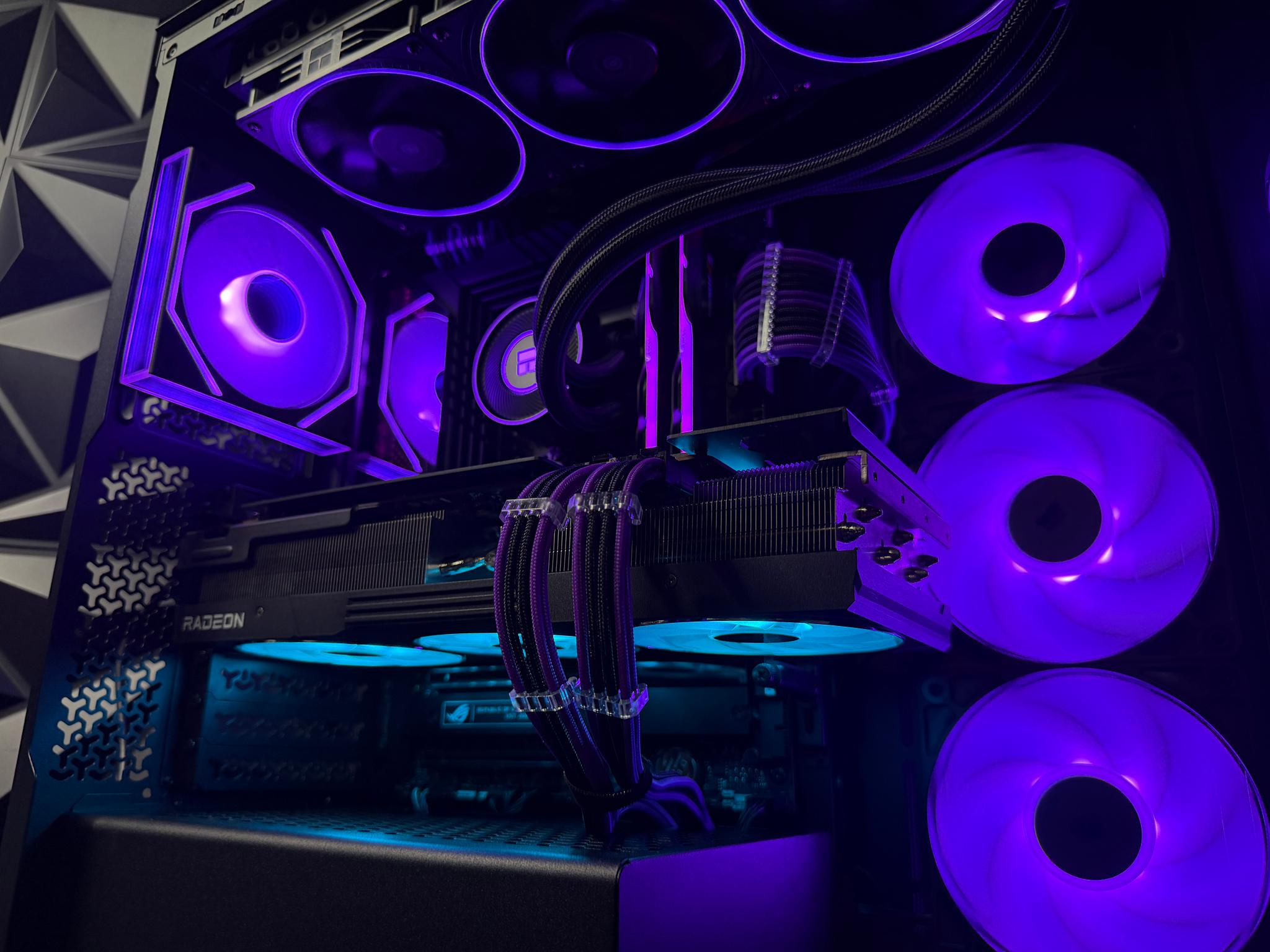 🌌💜 VIOLET MIDNIGHT 💜🌌 i9 12900K| RX 7900 XT| 32 GB DDR5 7600MHz| 4.5 TB NVMe| 850W Gold PSU