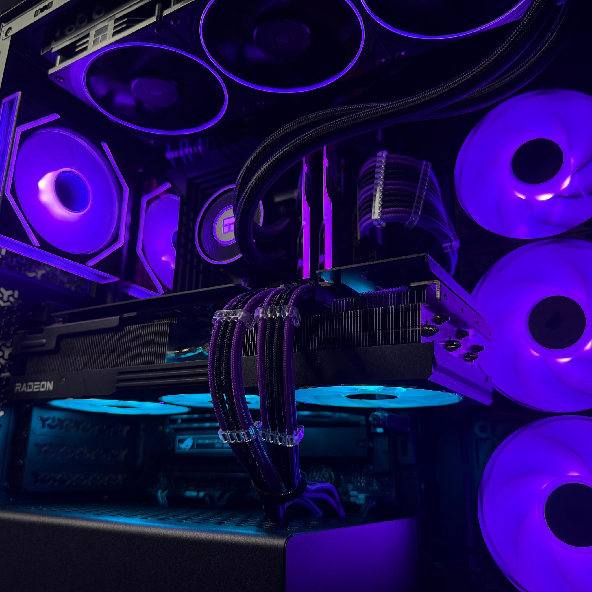 🌌💜 VIOLET MIDNIGHT 💜🌌 i9 12900K| RX 7900 XT| 32 GB DDR5 7600MHz| 4.5 TB NVMe| 850W Gold PSU
