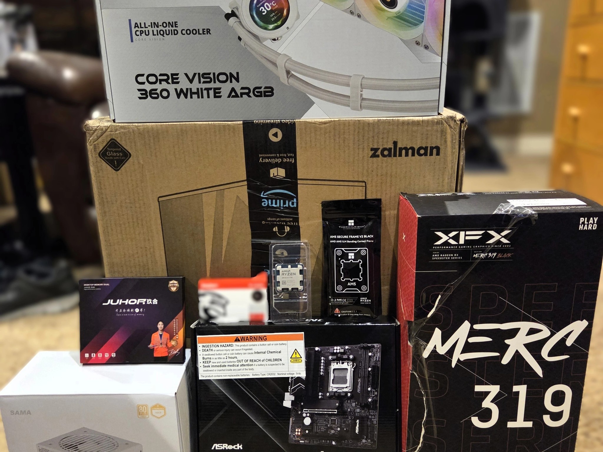 🍪🥛 Oreos in Milk! 🍪🥛Ryzen 7 7700 | RX 6950 XT | 32GB DDR5 | LCD AIO | 1TB NVMe 🍪🥛