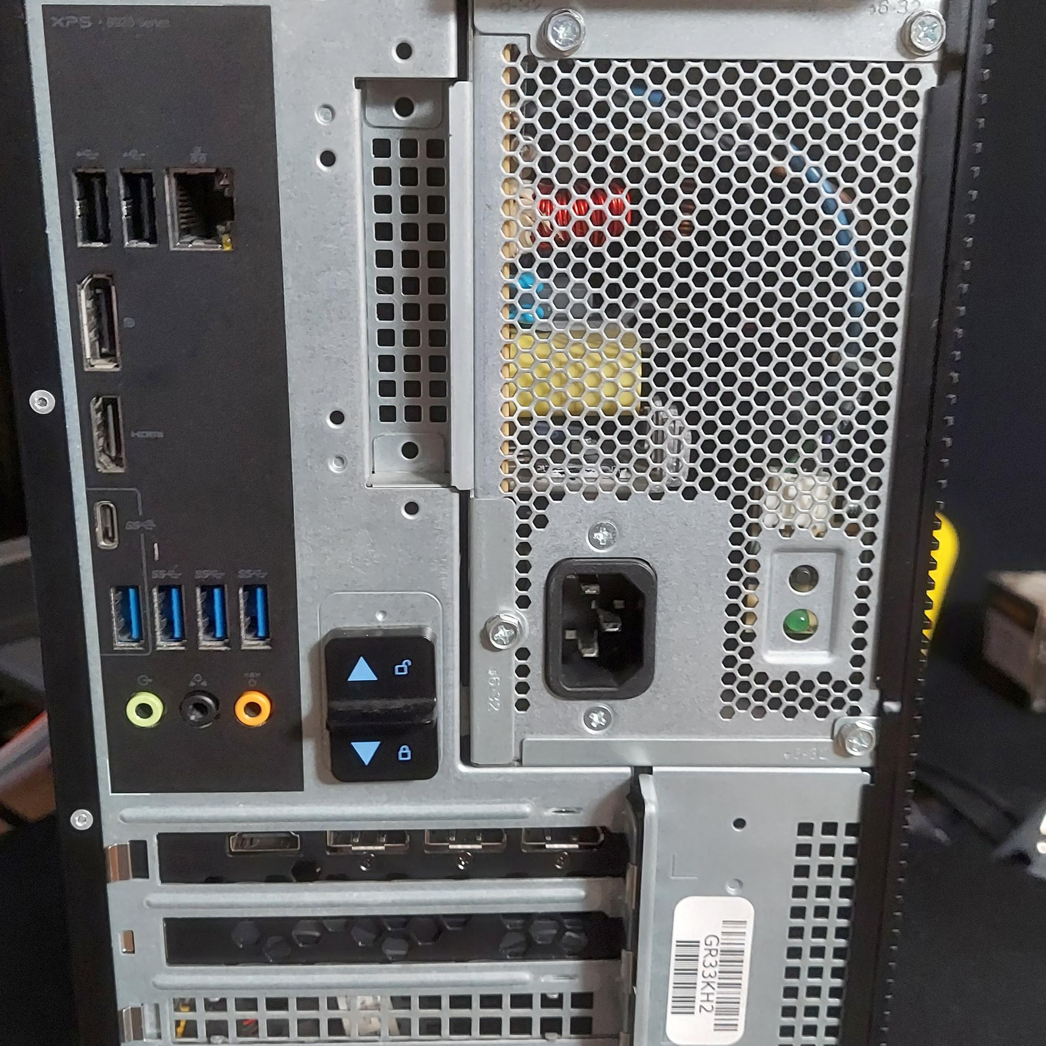 Dell XPS gaming PC, i7-7700, RTX 3050 8GB, 16GB RAM, 256gb SSD, 500GB HDD