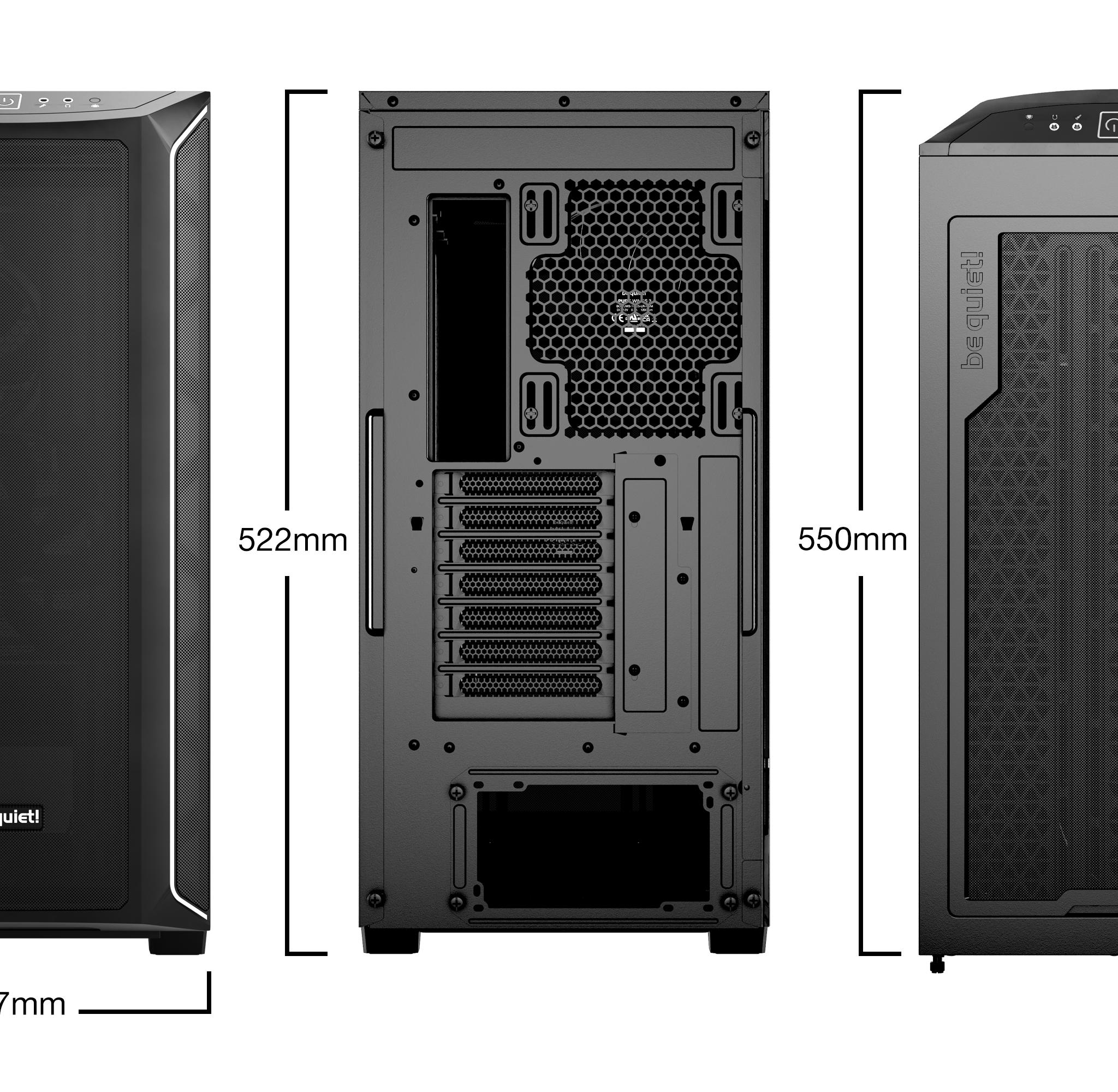 be quite! Shadow Base 800 DX - Black
