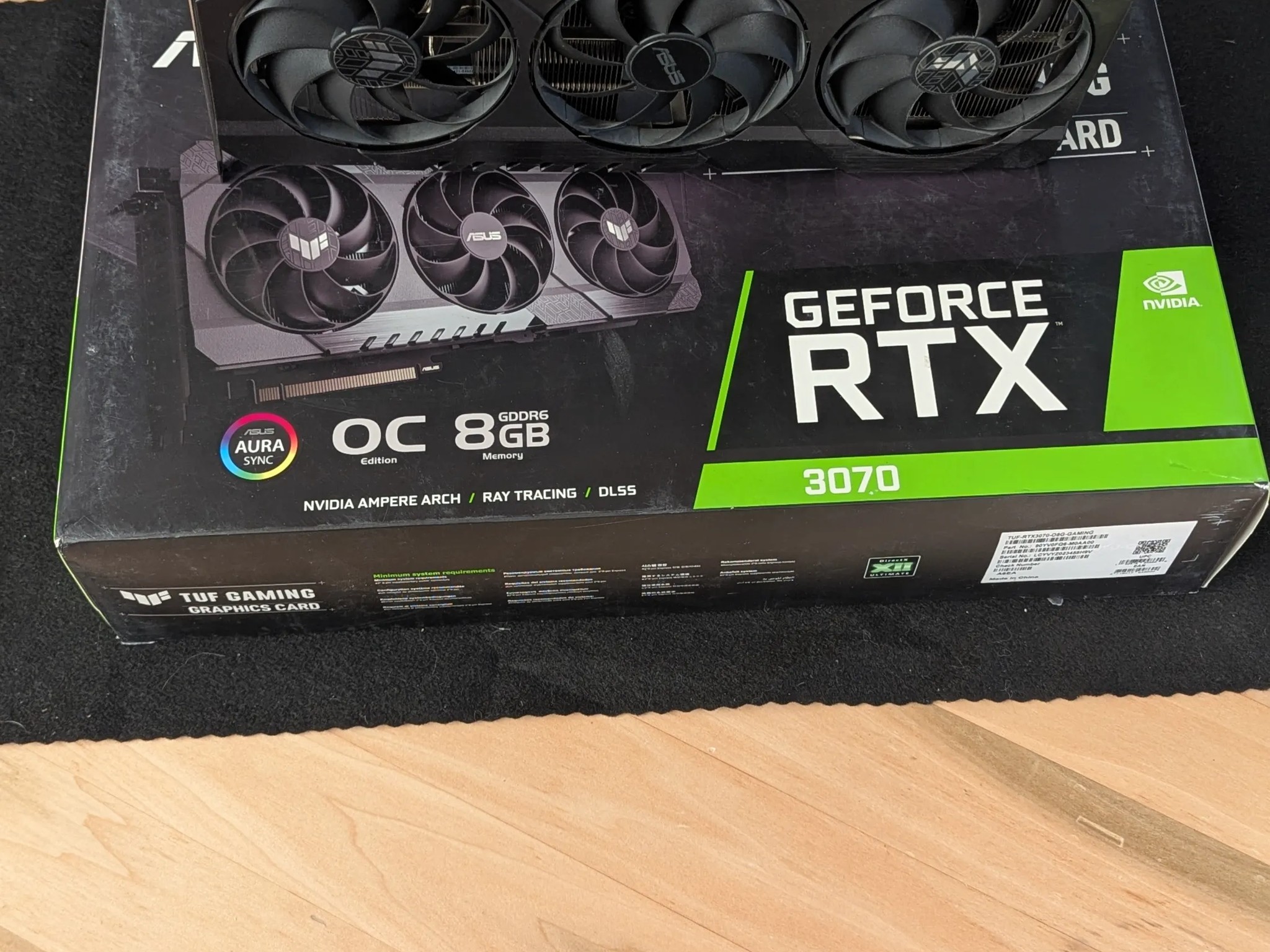 🛡️ ASUS TUF Gaming RTX 3070 OC – Military-Grade Cooling | 1440p Ultra Beast 💥