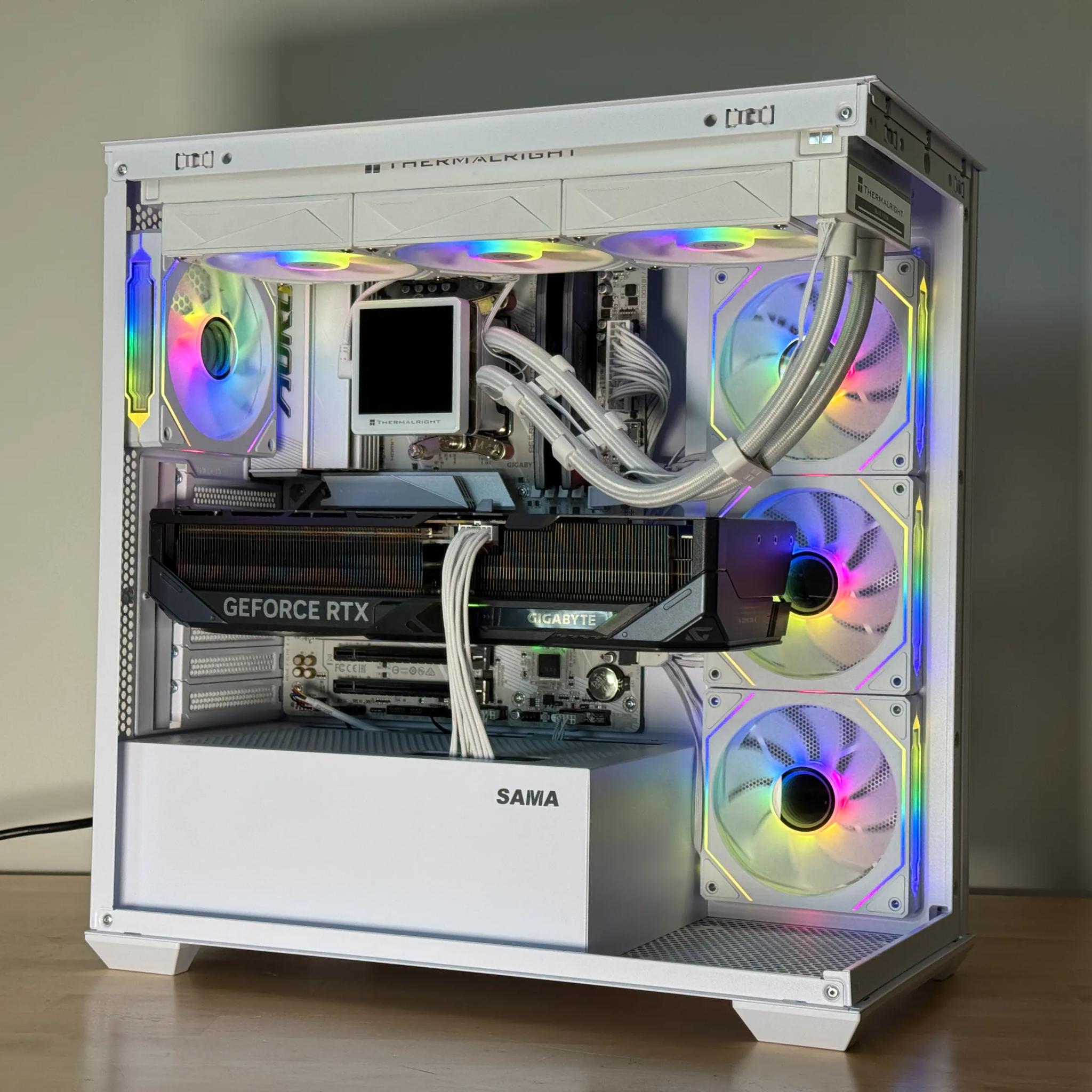RTX 5090 Ryzen 9950x Gaming/Workstation Behemoth 96gb DDR5 4TB SSD