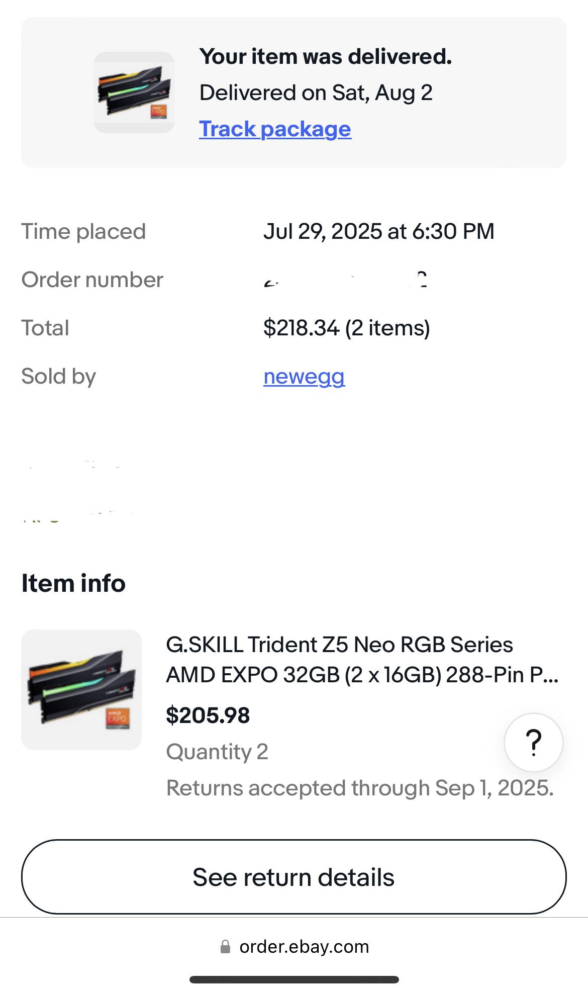 G.SKILL Trident Z5 32GB DDR5 RAM 2x16