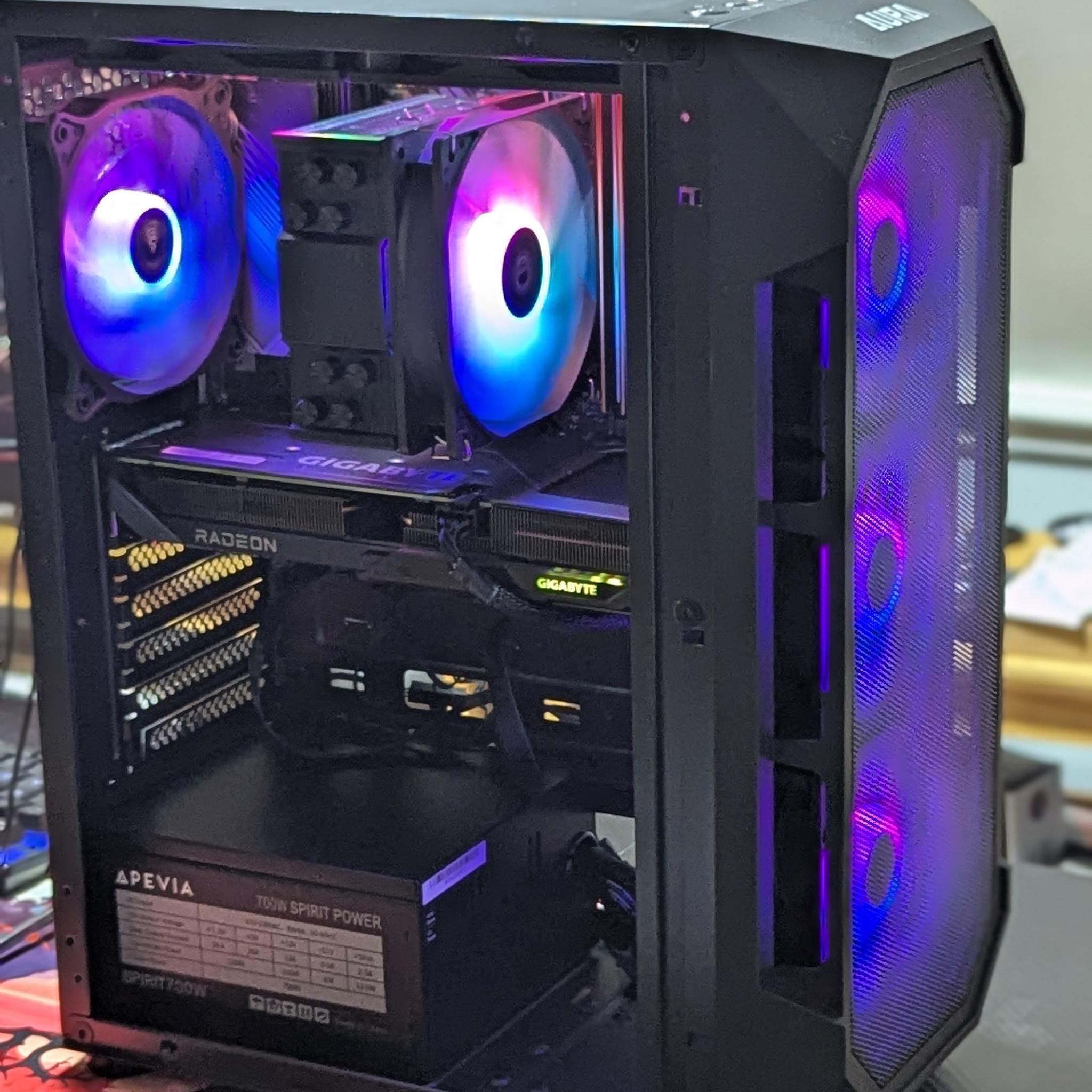 Gaming PC|AMD Ryzen 5 7600|Radeon RX 9060 XT|32 GB DDR5 6000 CL30|1 TB SSD|Windows 11 Home