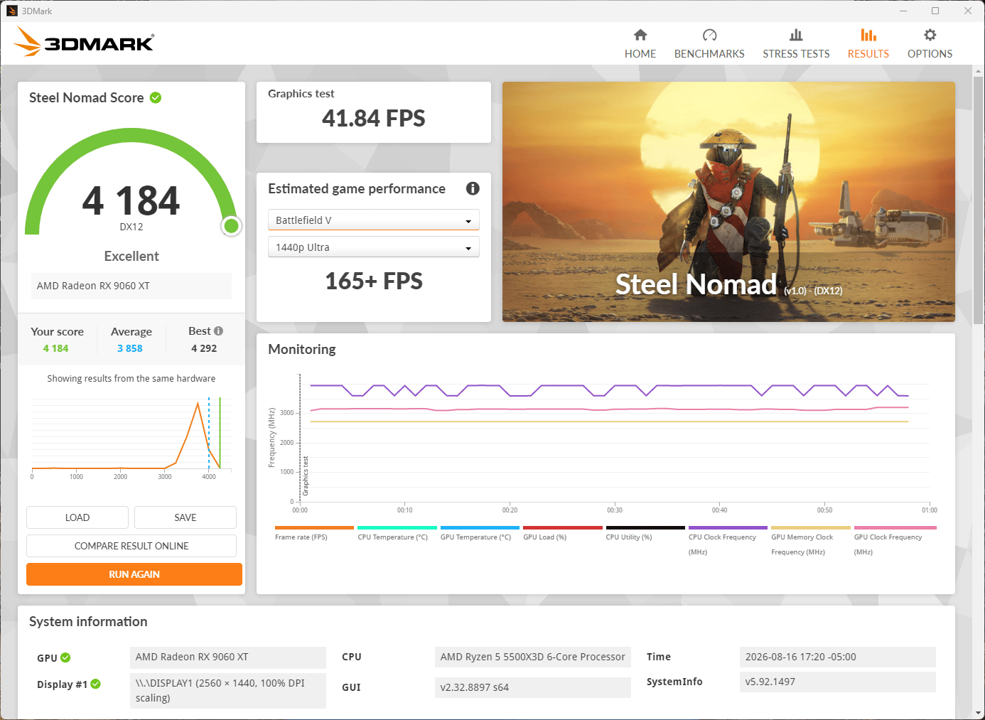 Ryzen 5500X3D + 9060 XT 16GB High Performance Gaming PC - All New Parts