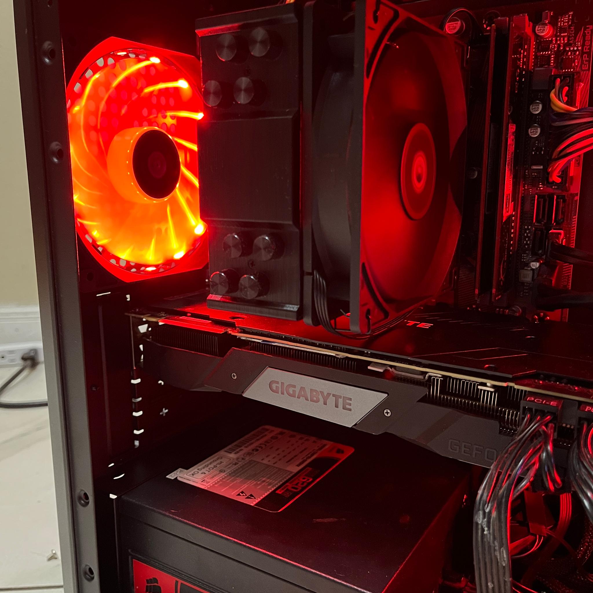 RTX 2080, Intel i5-12500, 16GB RAM, 1TB SSD, High FPS RGB Gaming PC /w Remote & Wi-Fi + BT
